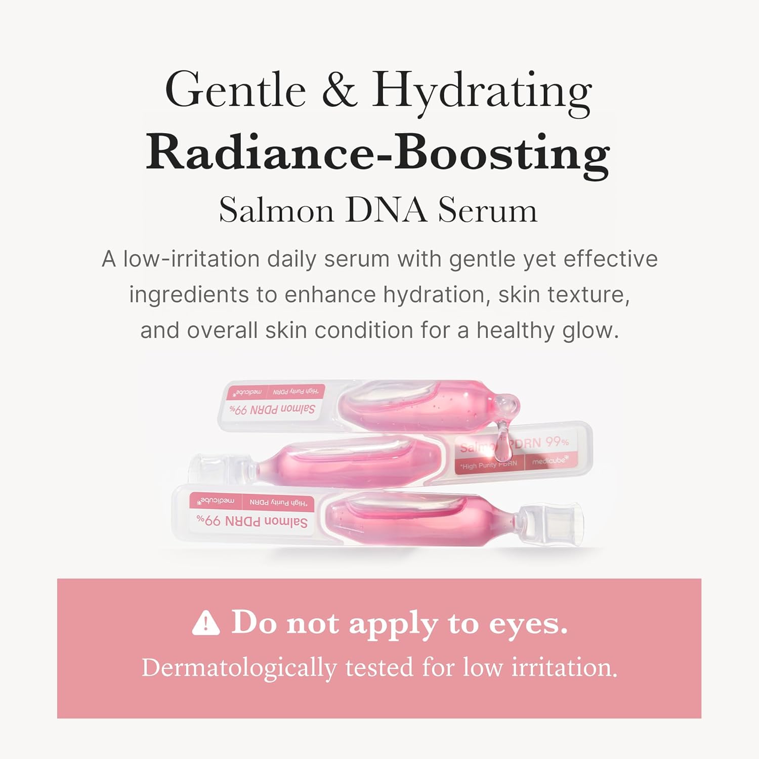 medicube Salmon DNA PDRN Pink One Day Serum Salmon DNA PDRN Intensive Ampoule Collagen Glutathione Hyaluronic Acid Improves skin radiance Korean skincare