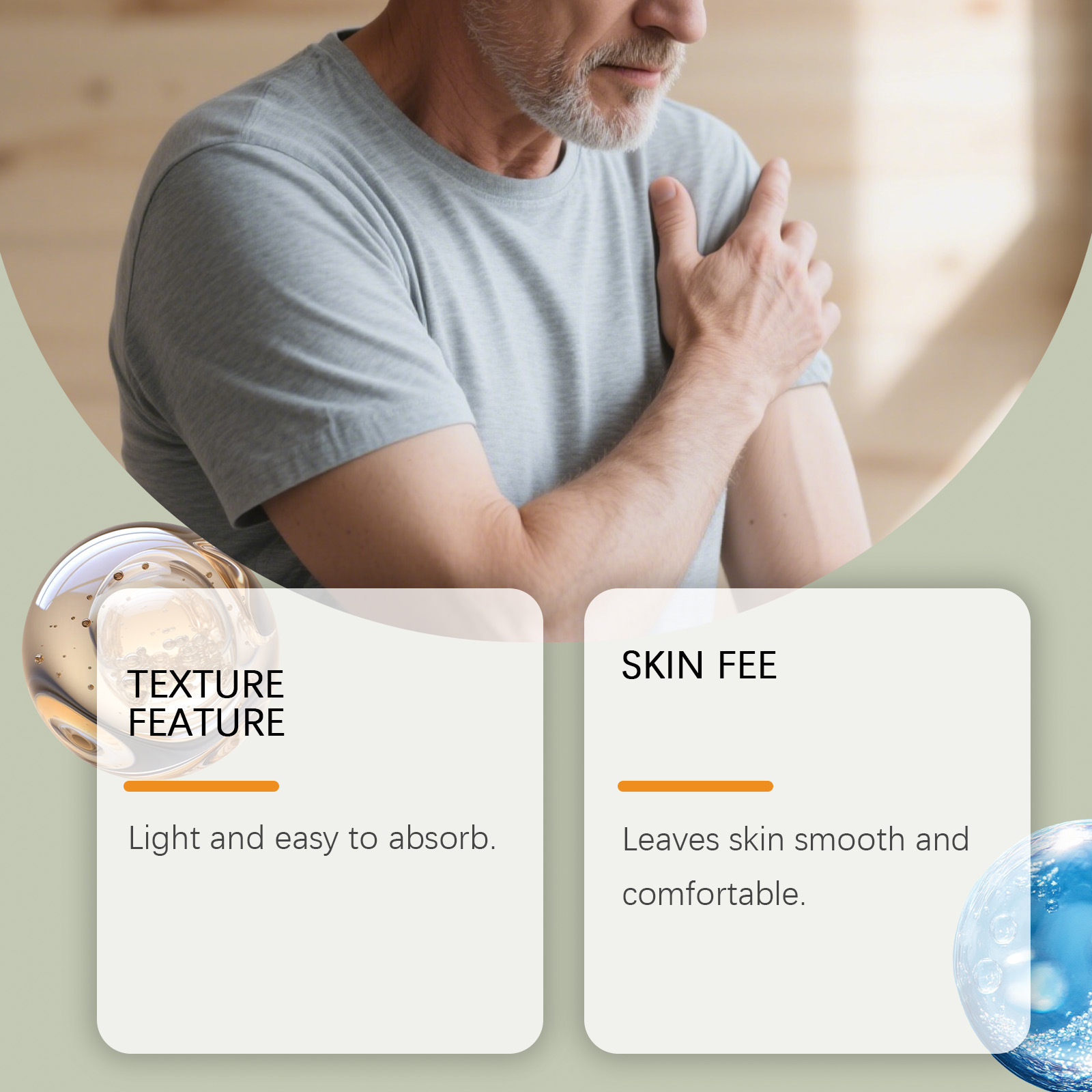Magnesium Body Cream For Daily Joint Massage Nourishing Soothing External Skin Care Treatment