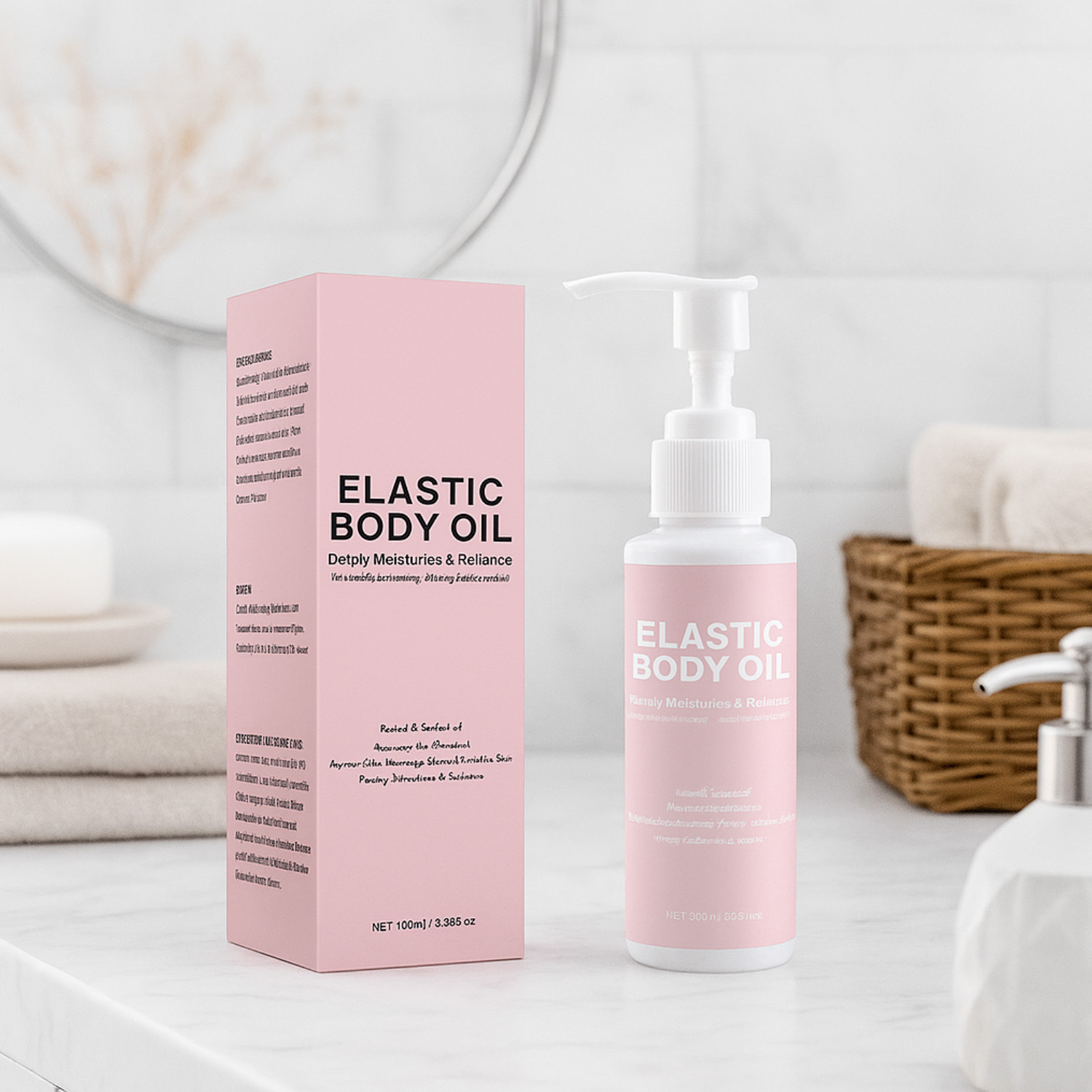 Firming Body Oil For Skin Elasticity Hydrating Nourishing Daily Massage Treatment 100ml
