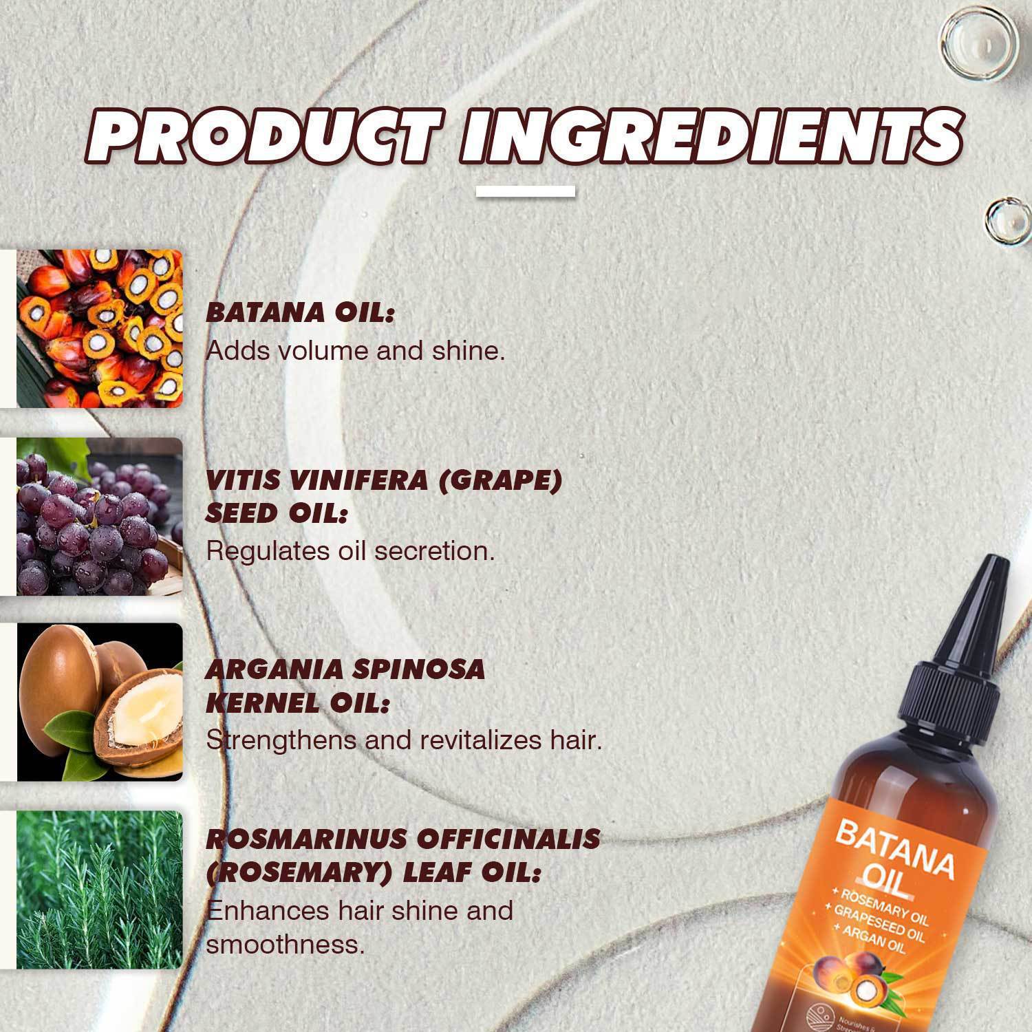 Batana Hair Oil Nourishing Strengthening Anti Breakage Treatment For Dry Damaged Hair Daily Scalp And Strand Care