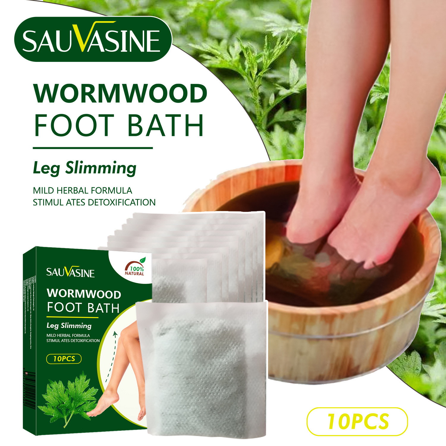 Wormwood Foot Soak Bag Herbal Foot Care Relaxation Body Wellness Daily Home Spa Treatment For Tired Feet And Moisture Balance