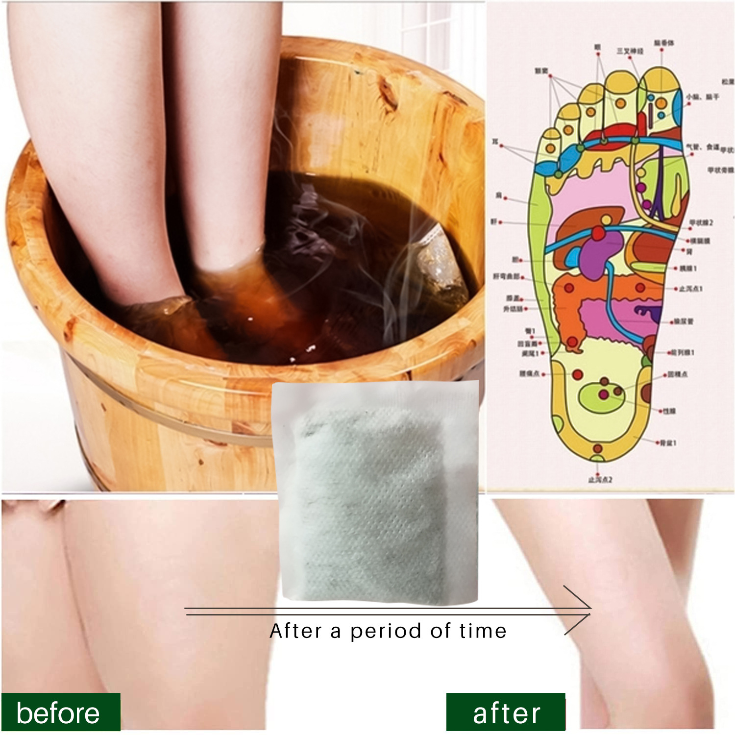 Wormwood Foot Soak Bag Herbal Foot Care Relaxation Body Wellness Daily Home Spa Treatment For Tired Feet And Moisture Balance