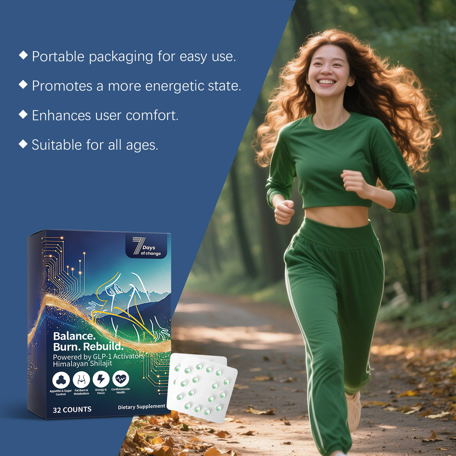 Body Care Shaping Capsules Mild Natural Ingredients Nurture Refine Boost Body Contours Daily Oral Nutritional Supplement