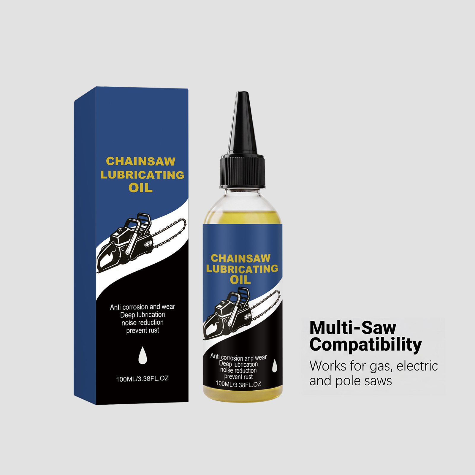 Chain Saw Oil Daily Lubrication Anti Rust Remove Rust Renovate Reduce Wear Smooth Convenient Care Electric Saw Chain