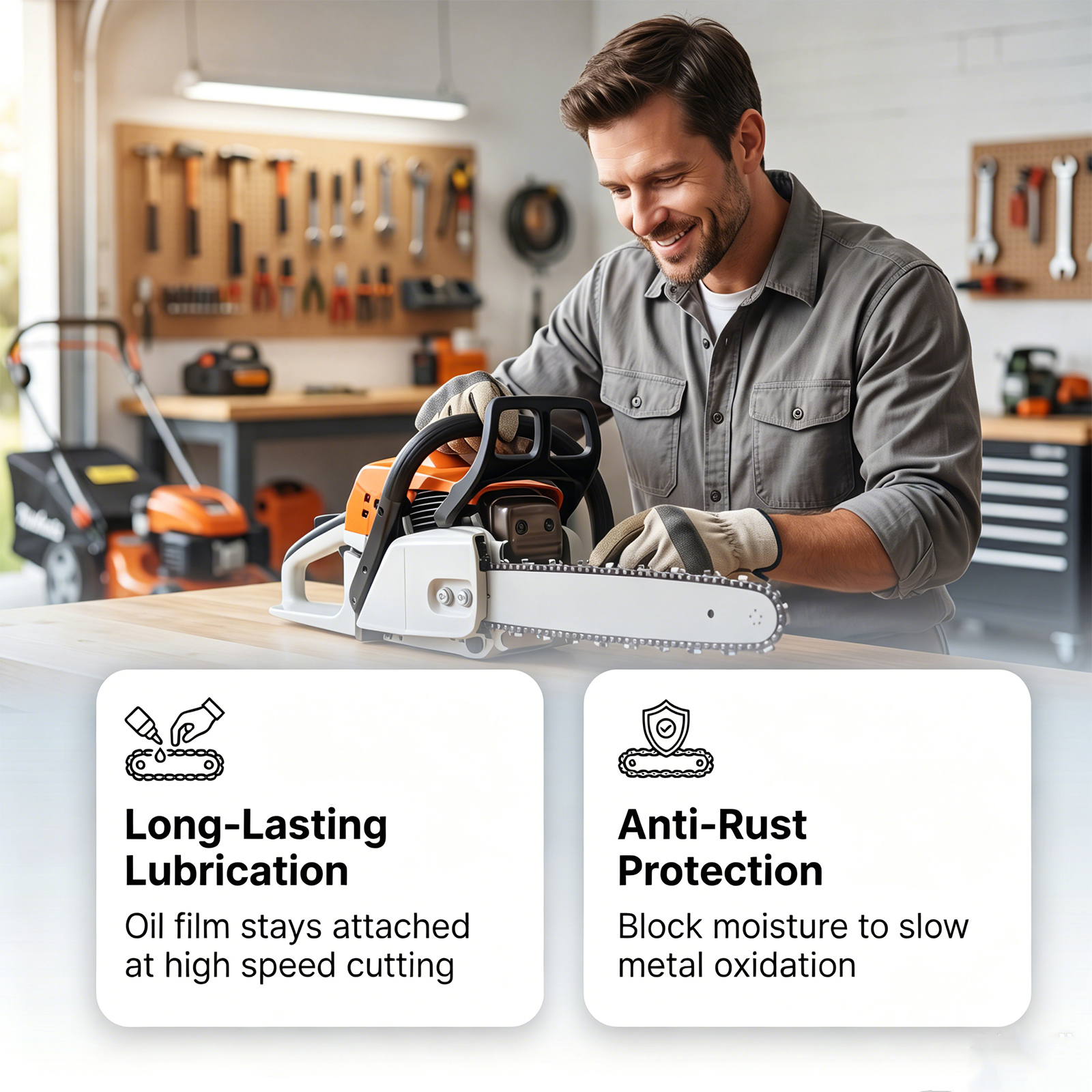 Chain Saw Oil Daily Lubrication Anti Rust Remove Rust Renovate Reduce Wear Smooth Convenient Care Electric Saw Chain