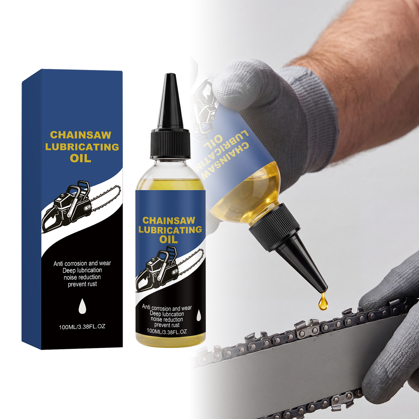 Chain Saw Oil Daily Lubrication Anti Rust Remove Rust Renovate Reduce Wear Smooth Convenient Care Electric Saw Chain