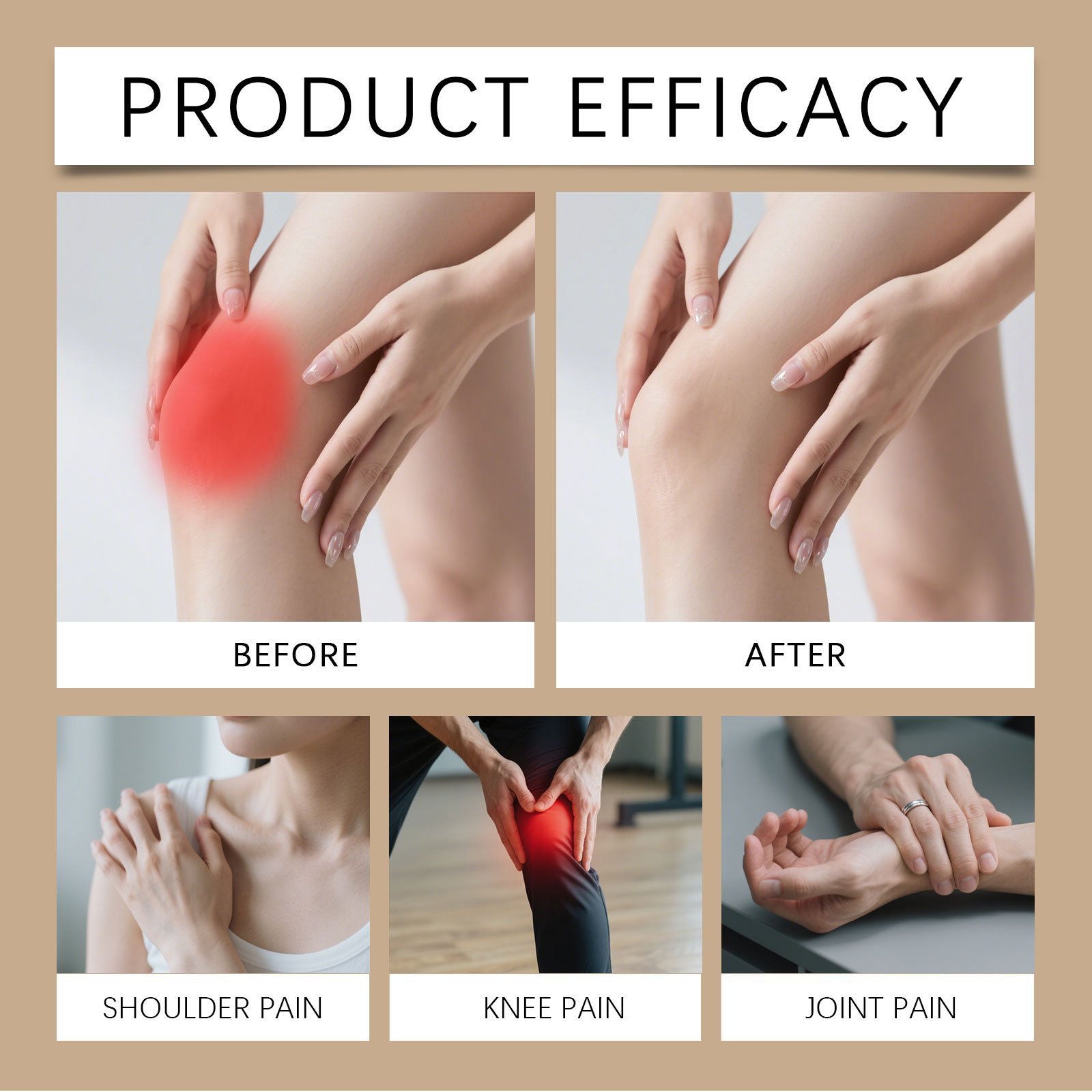 Comfort Massage Stick Mild Moisturizing Soft Skin Easy Carry Simple Use Body Care Joint Relief Daily Maintenance