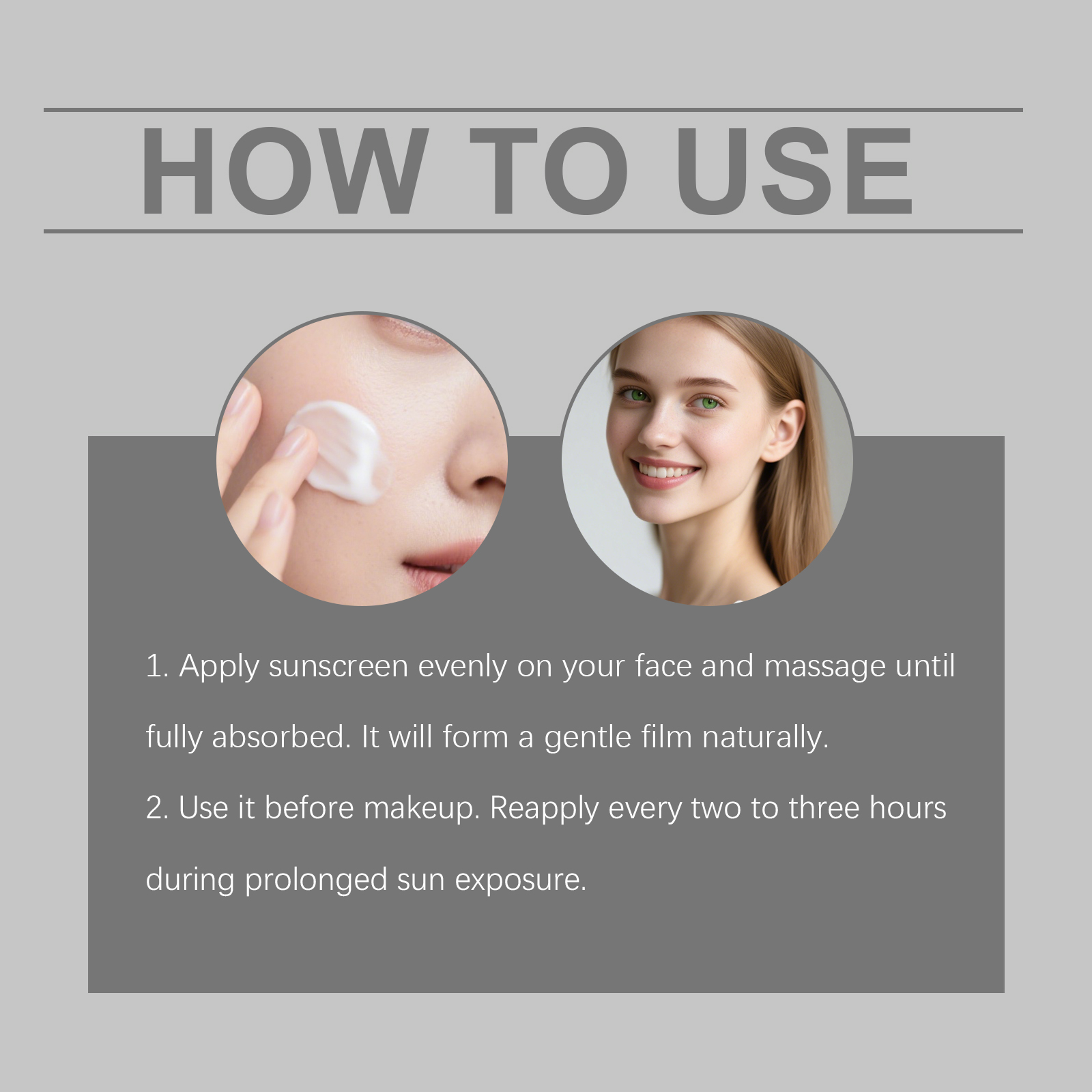 Refreshing Protection Cream Soft Light Cozy Care Facial Skin Daily Commute Outdoor Activity Convenient Safeguard