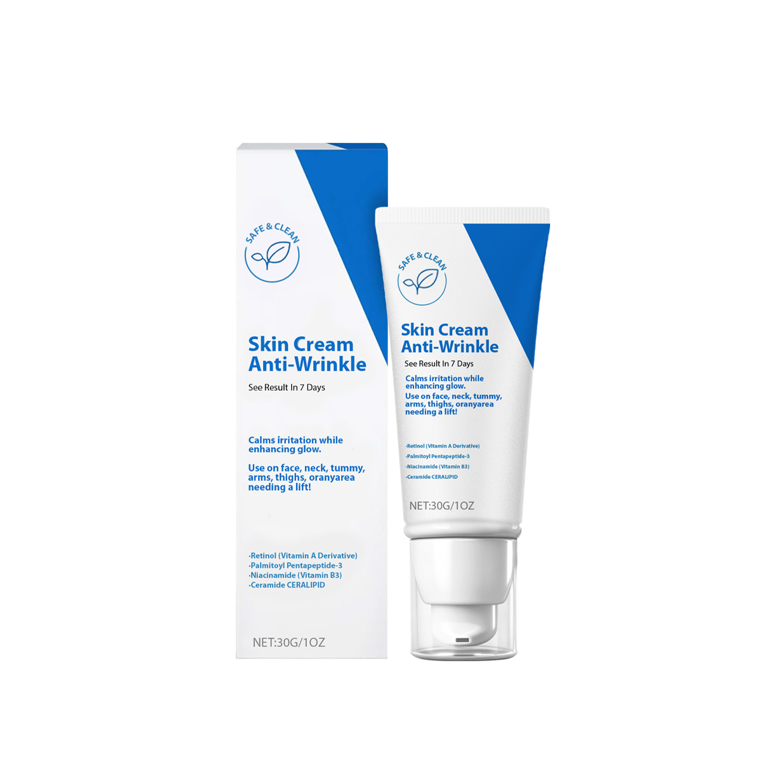 Moisturizing Cream Mild Soft Bright Light Fine Hydrating Daily Skin Care For Facial Complexion