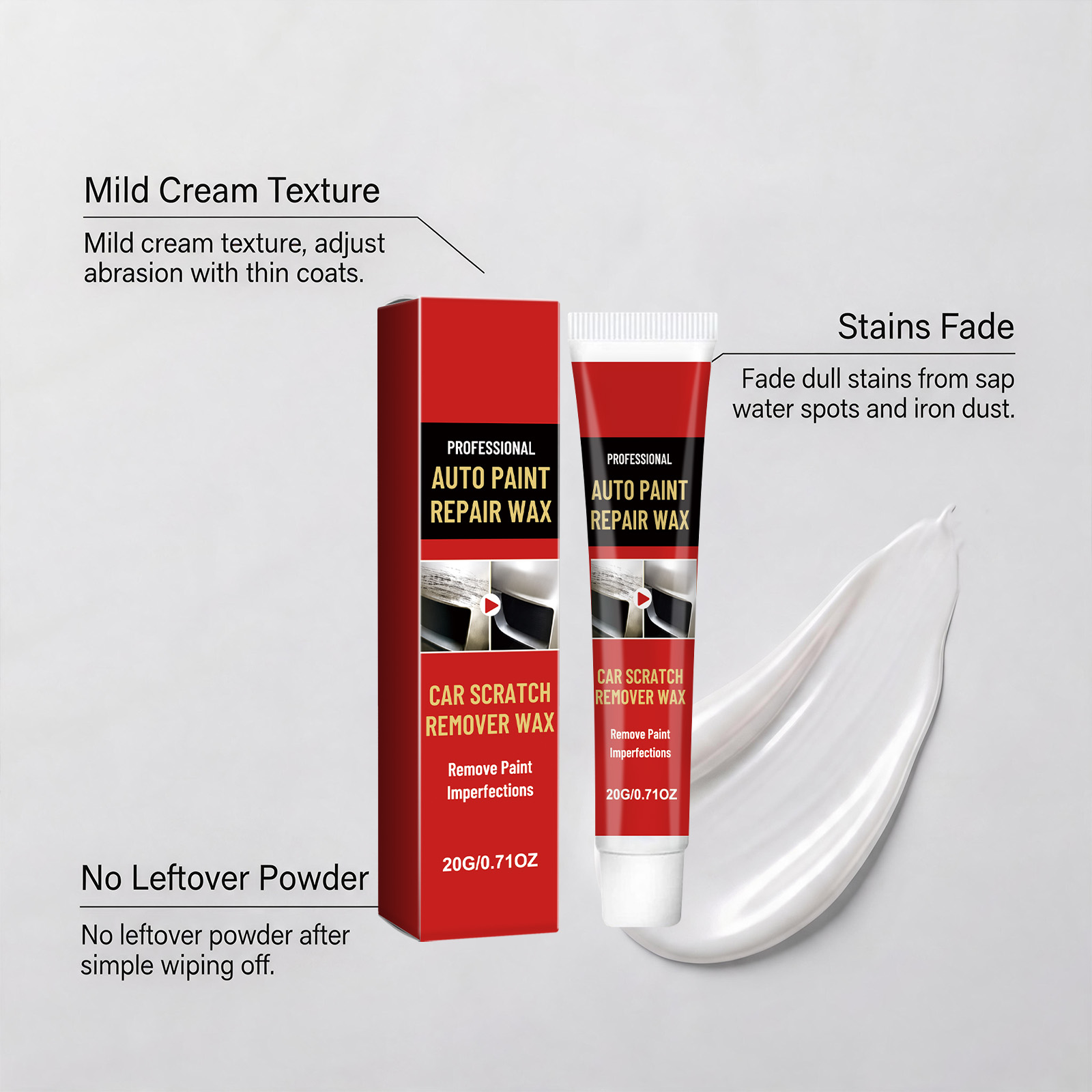 Car Scratch Care Ointment Clean Remove Dirt Paint Surface Beauty Maintain Auto Body Outer Mark Scuff Repair