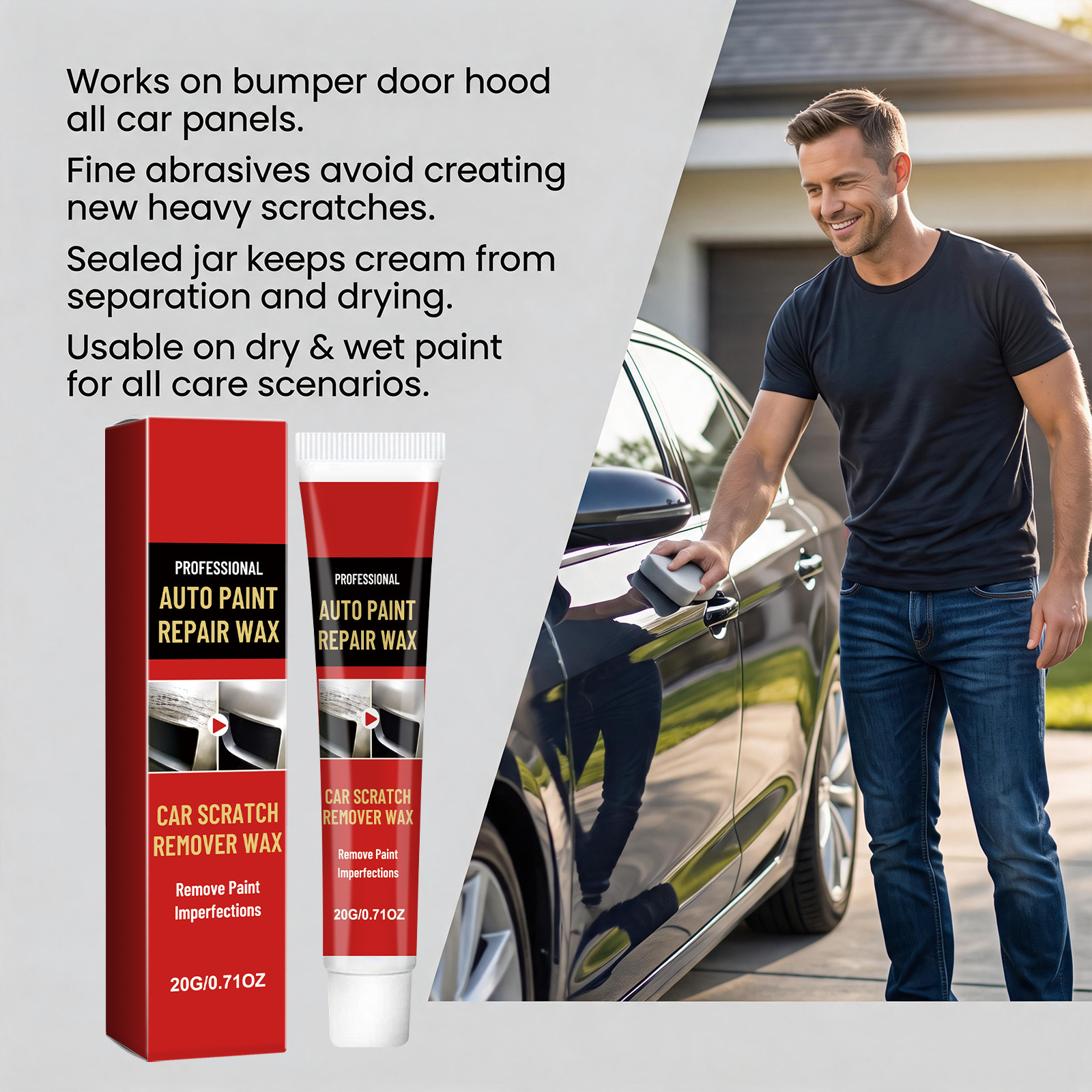 Car Scratch Care Ointment Clean Remove Dirt Paint Surface Beauty Maintain Auto Body Outer Mark Scuff Repair