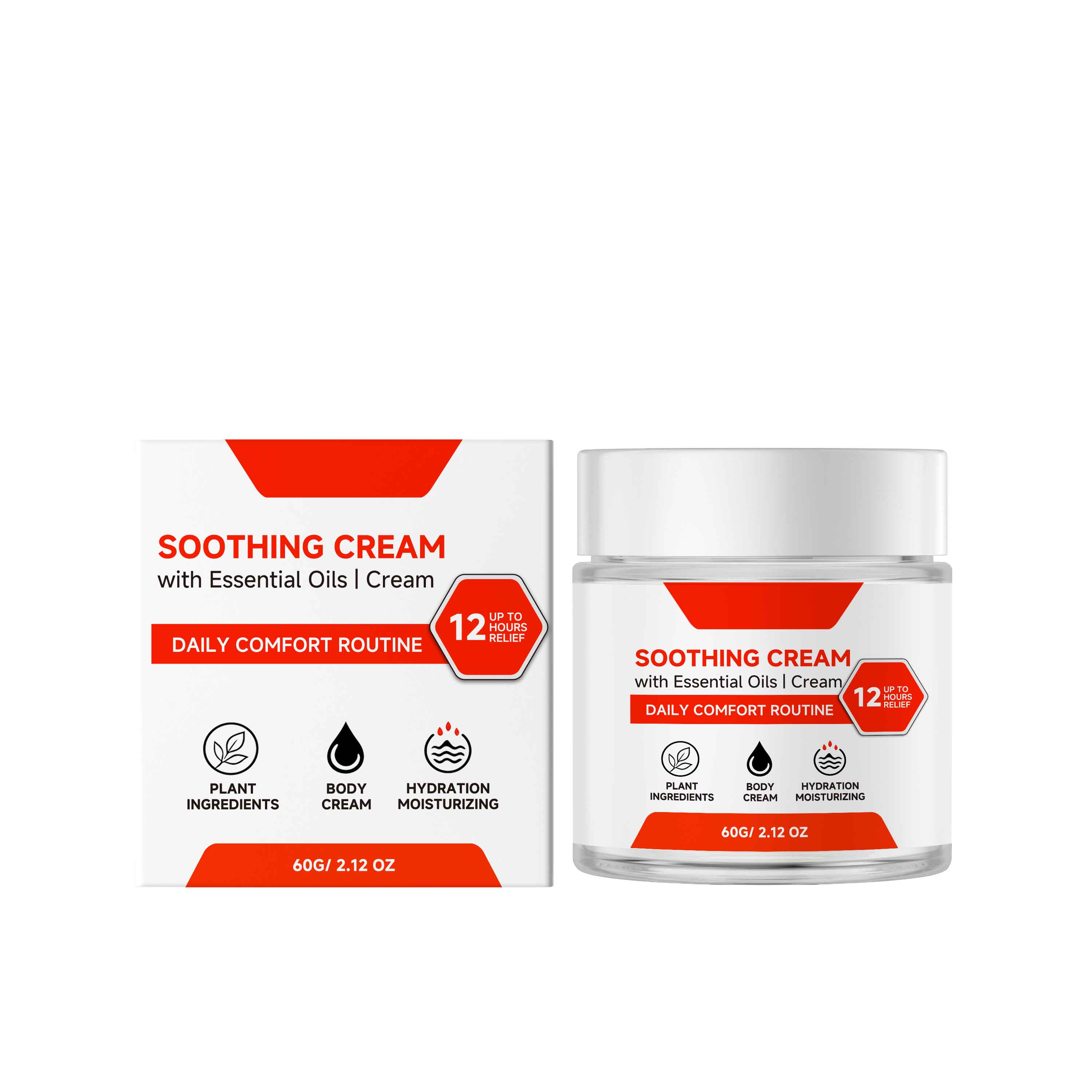 Body Comfort Soothing Cream Gentle Care Daily Muscle Joint Skin Whole Human Body External Application