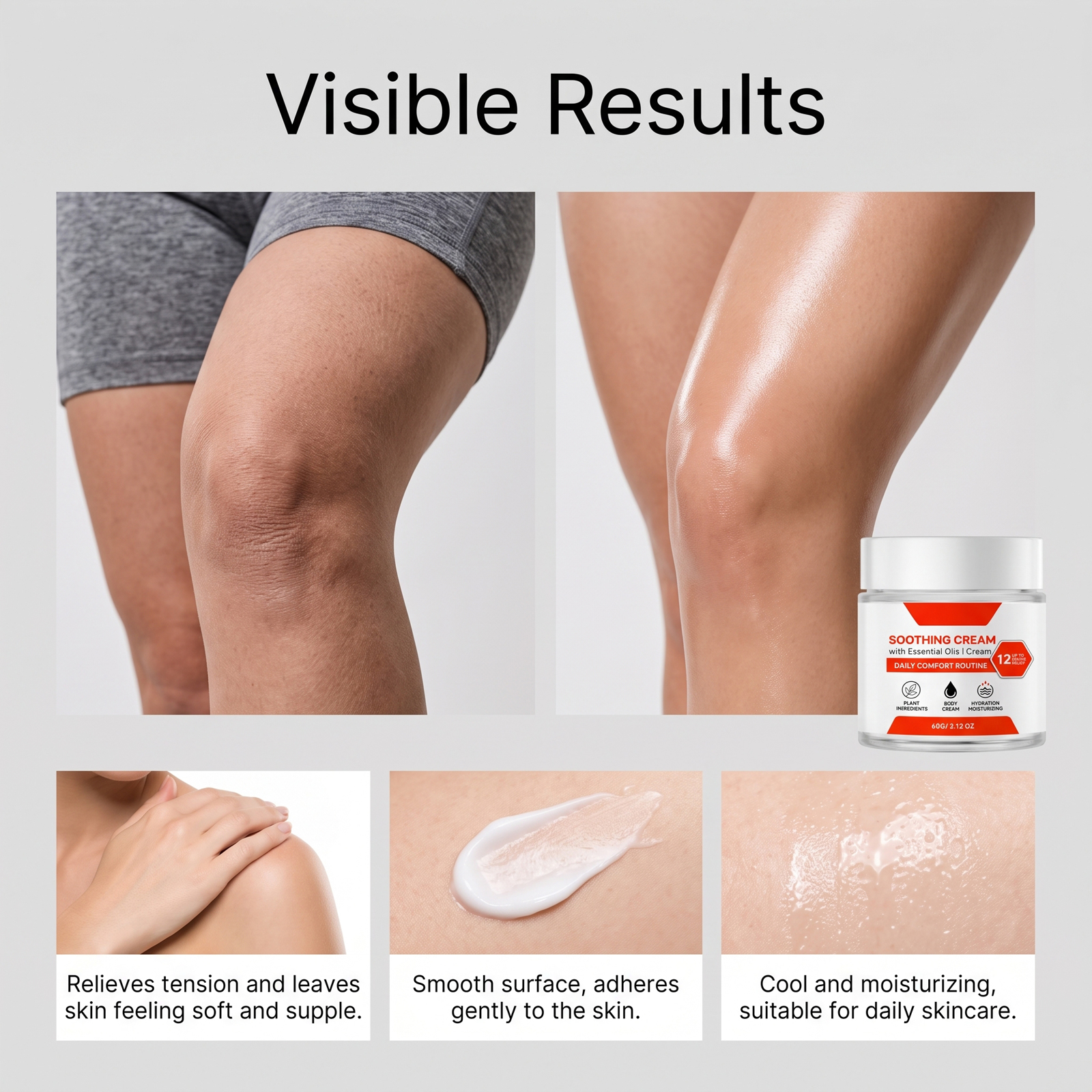 Body Comfort Soothing Cream Gentle Care Daily Muscle Joint Skin Whole Human Body External Application