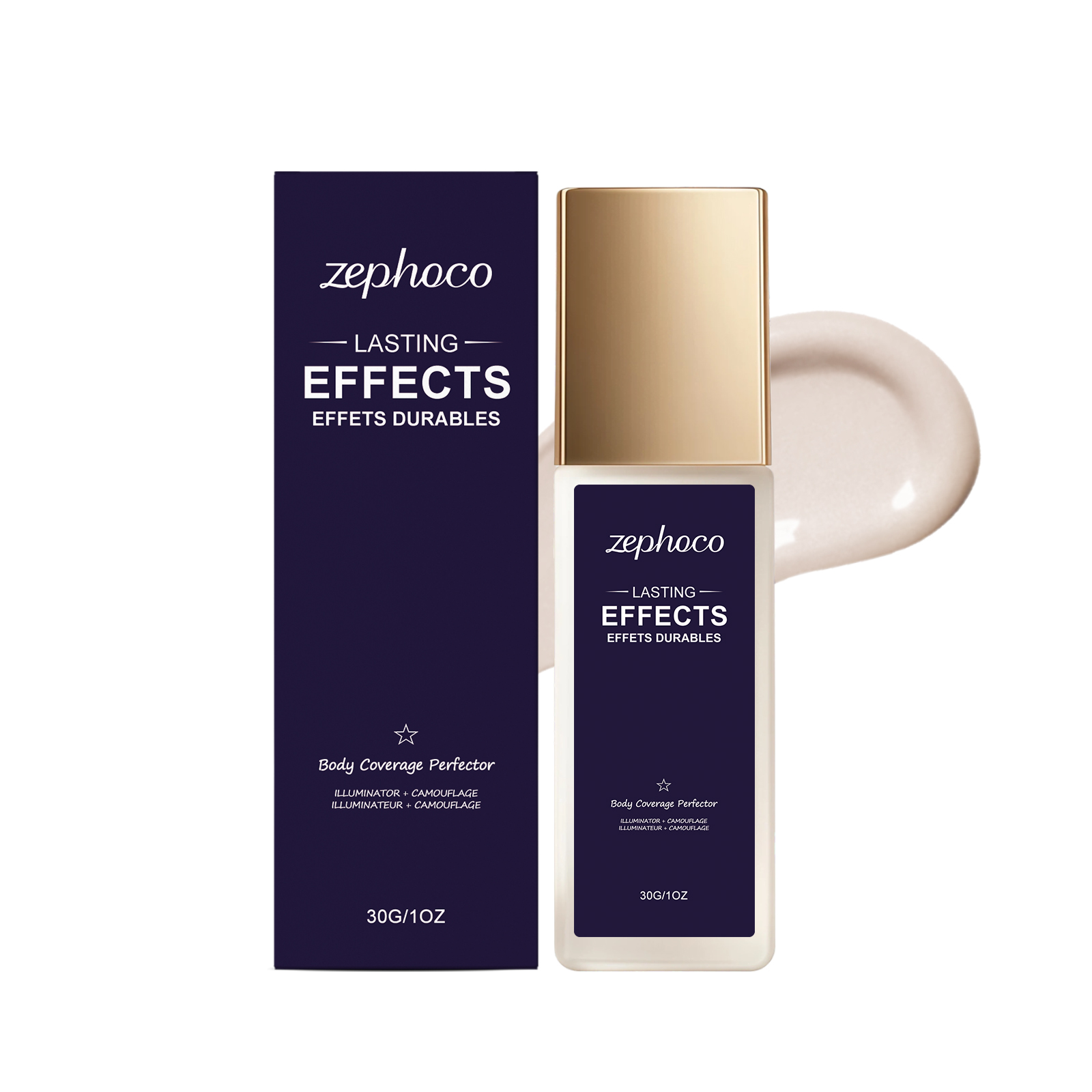 Body Color Balancing Concealer Ivory White Natural Coverage Lightweight Adhesive Long Lasting Face Body