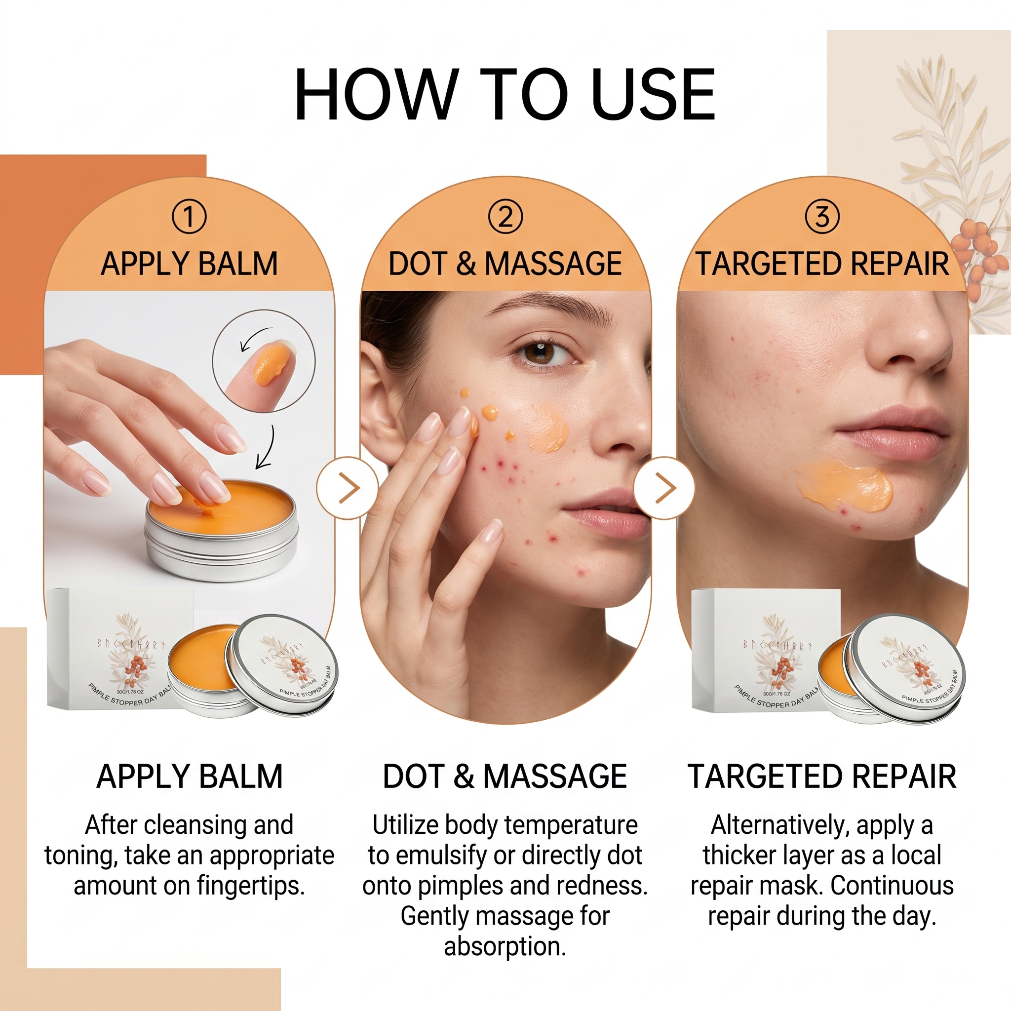 Daily Acne-prone Skin Moisturizing Ointment Mild Ingredients Refreshing Hydrating Easy Smearing Facial Skin Daily Care Nourishing Cream