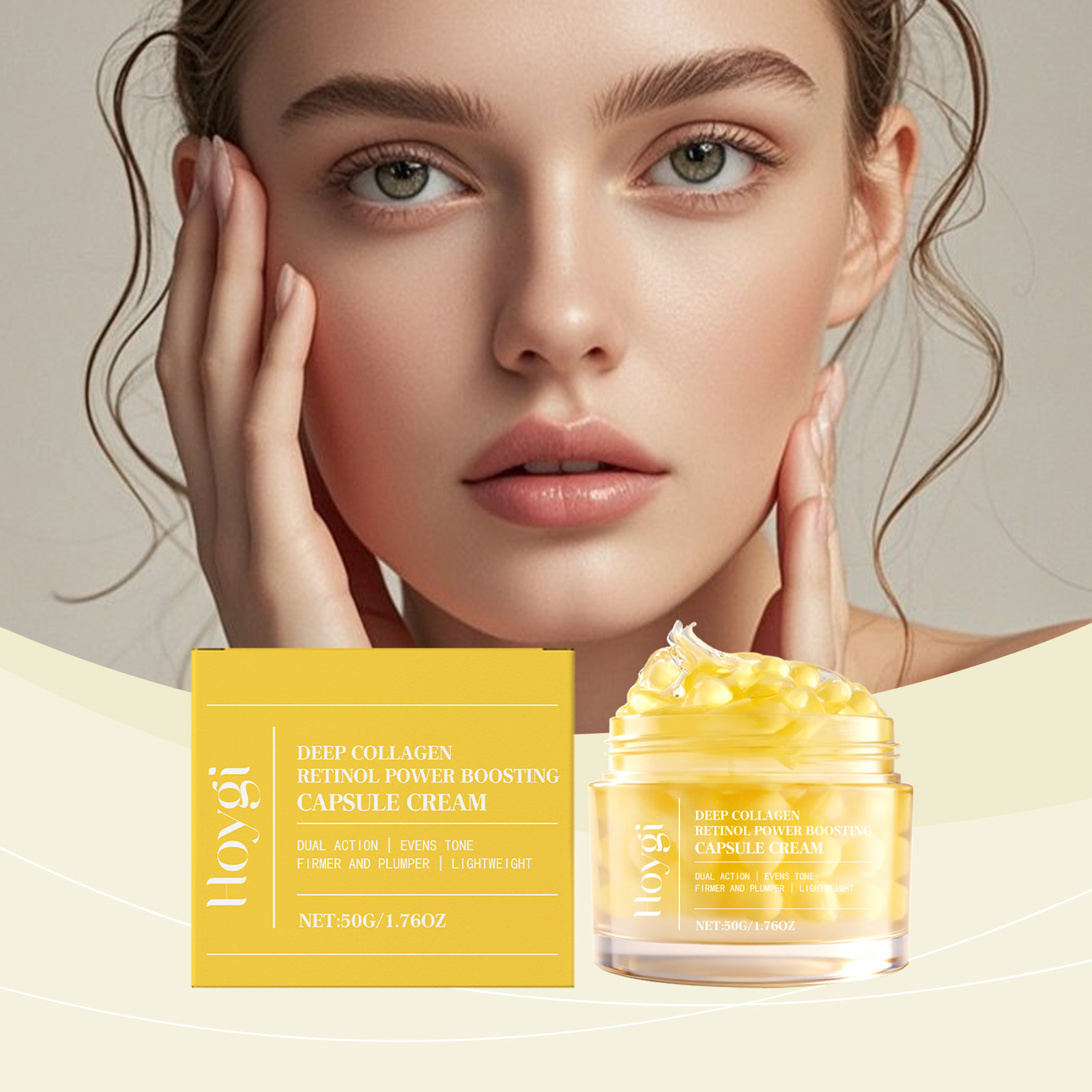 Collagen Care Cream Mildly Nourishes Moisturizes Protects Soft Delicate Smooth Hydrating Skin Lotion