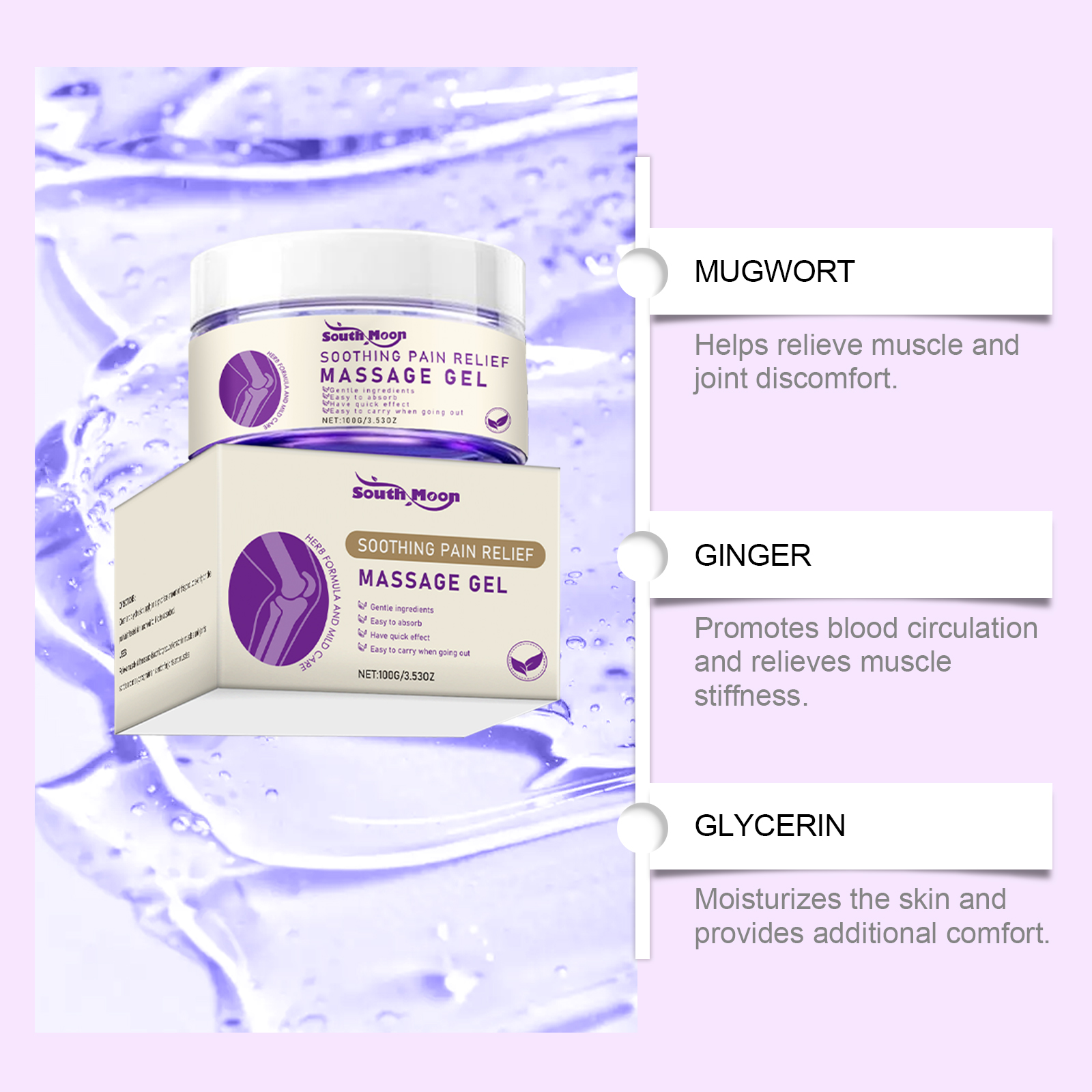 Body Care Gel Daily Care For Joint Knee Elbow Shoulder Comfort External Application