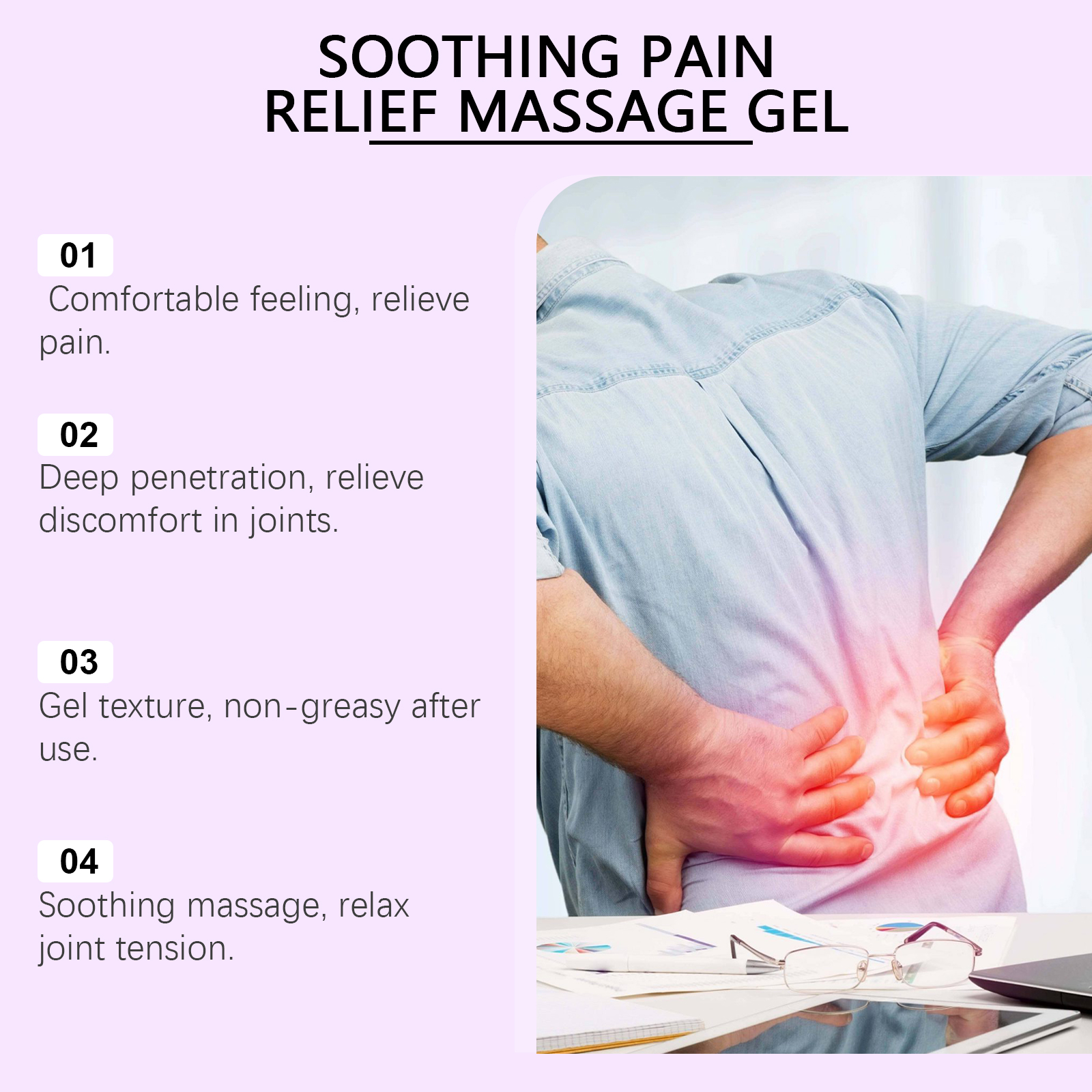 Body Care Gel Daily Care For Joint Knee Elbow Shoulder Comfort External Application