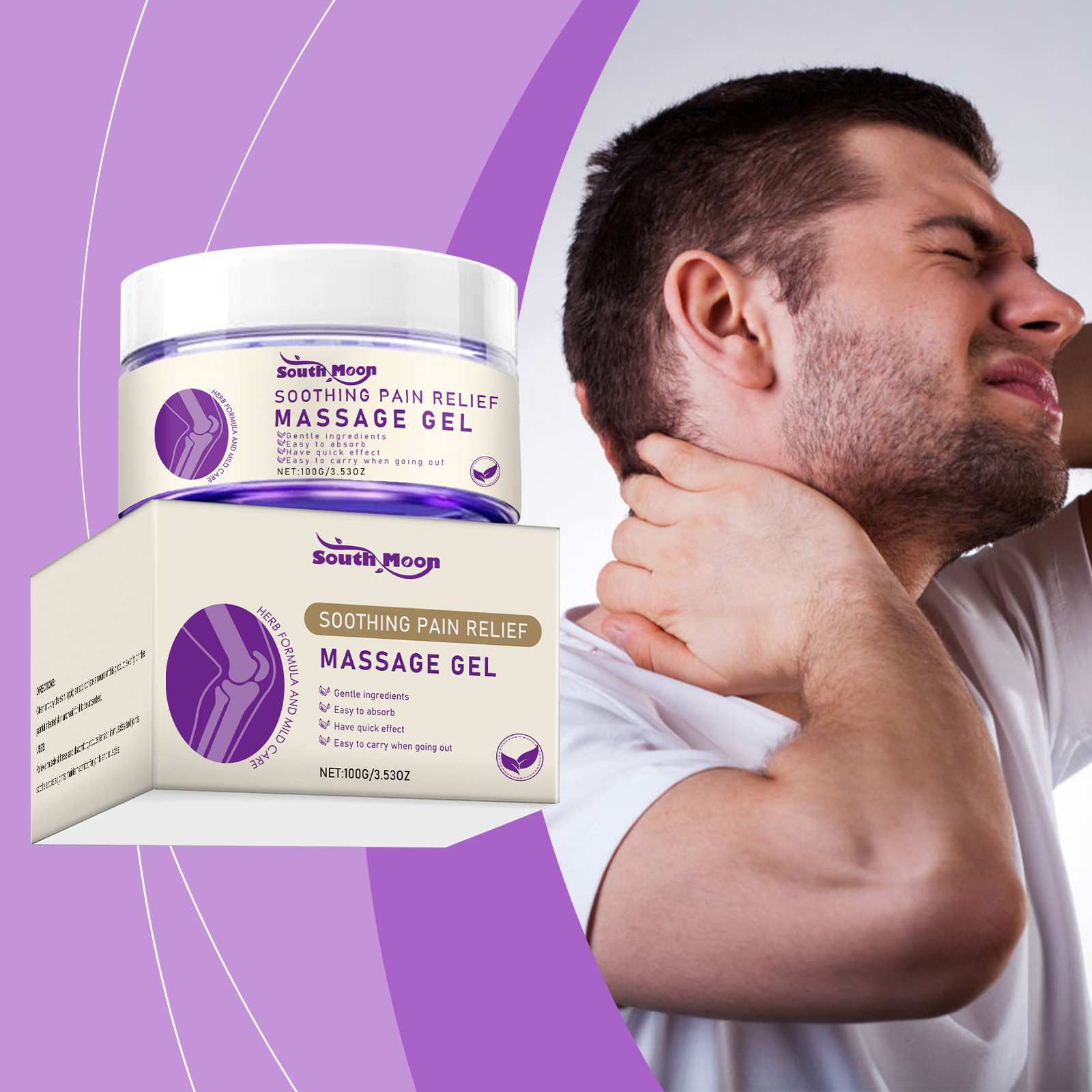 Body Care Gel Daily Care For Joint Knee Elbow Shoulder Comfort External Application