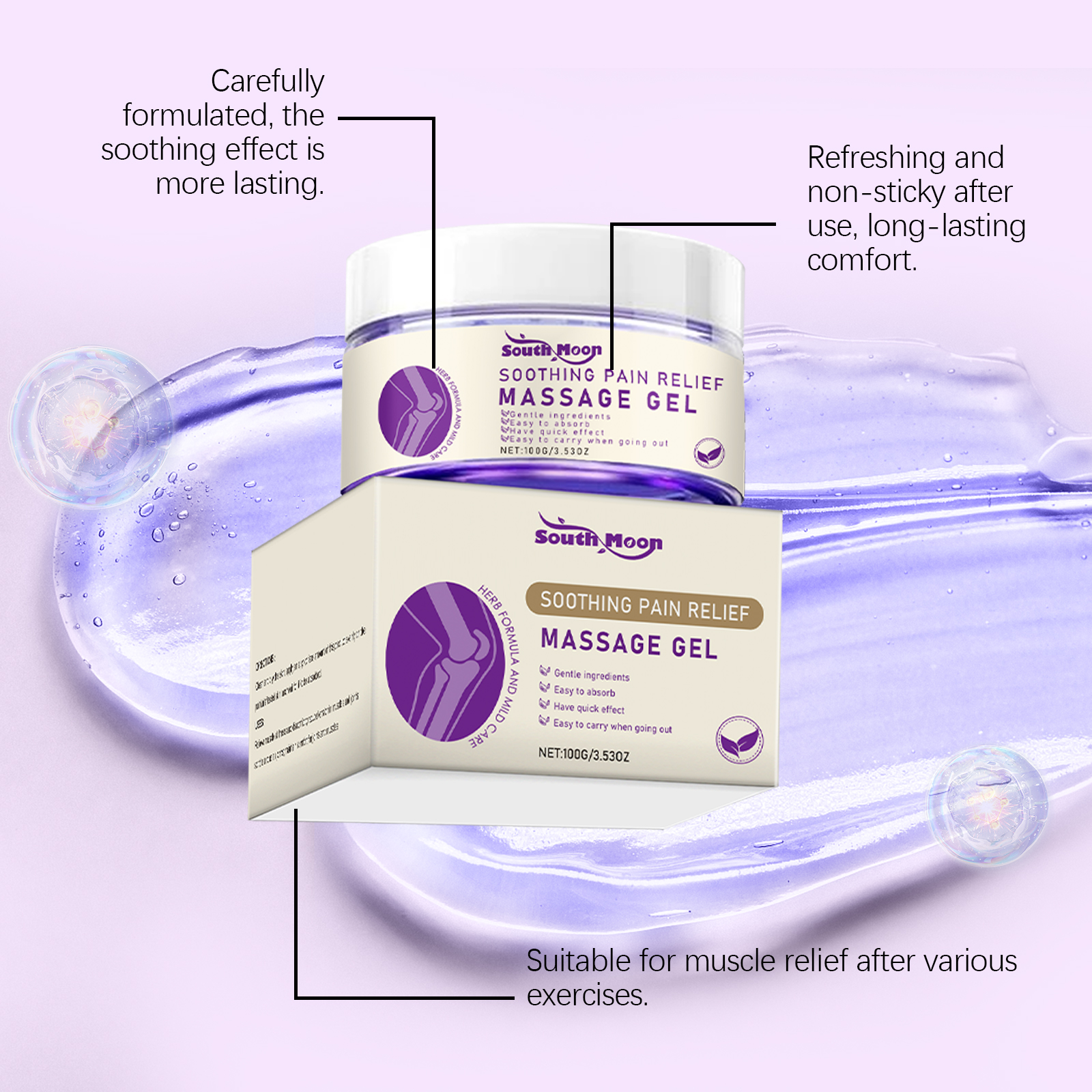 Body Care Gel Daily Care For Joint Knee Elbow Shoulder Comfort External Application