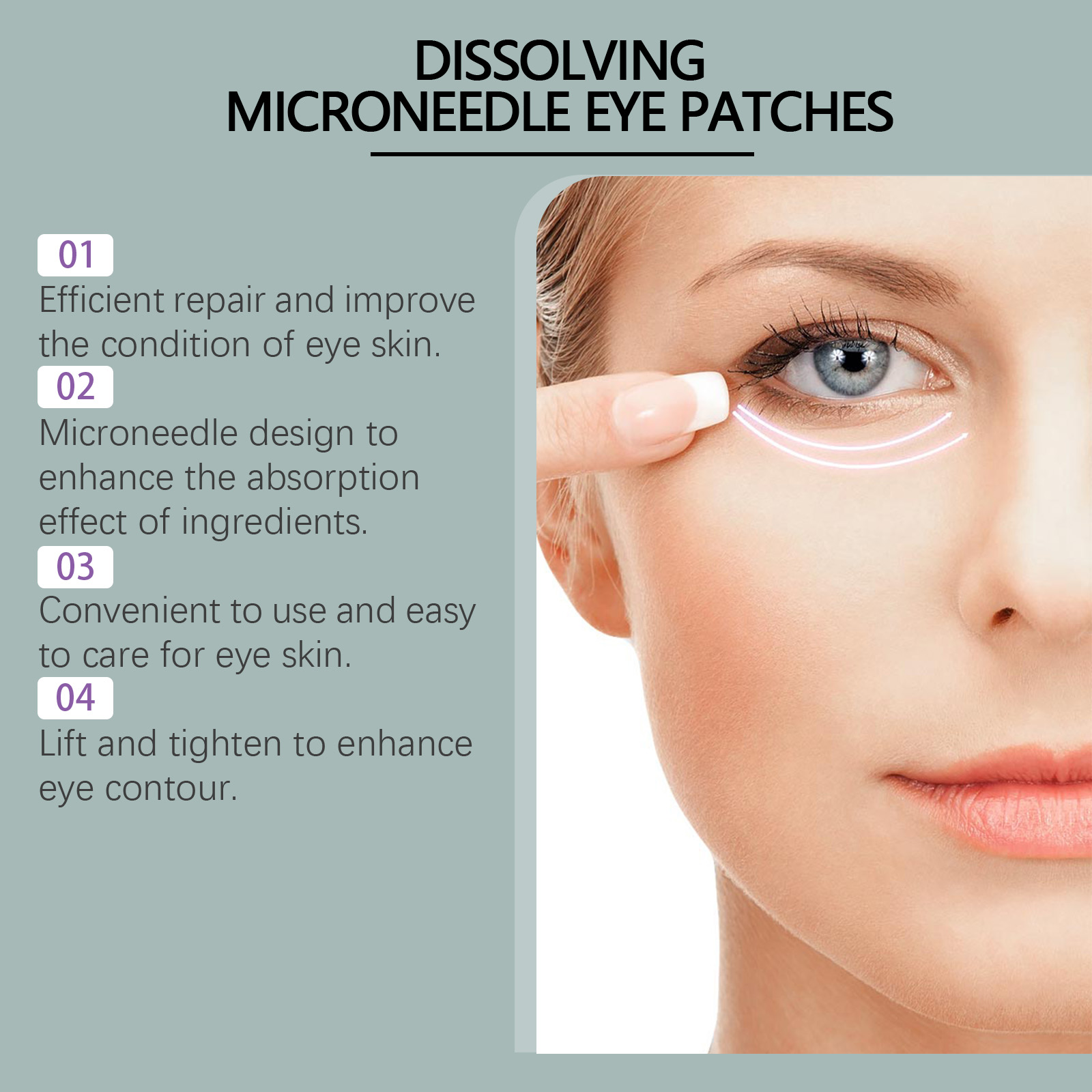 Hyaluronic Acid Eye Mask Brightens Eye Area Moisturizes Hydrates Fades Fine Lines Crow S Feet