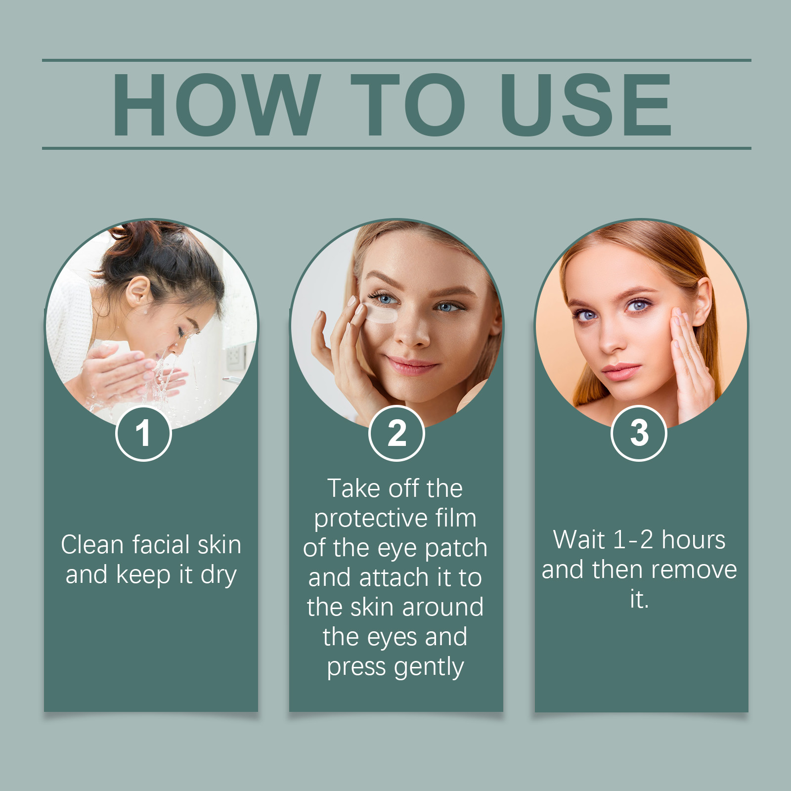 Hyaluronic Acid Eye Mask Brightens Eye Area Moisturizes Hydrates Fades Fine Lines Crow S Feet