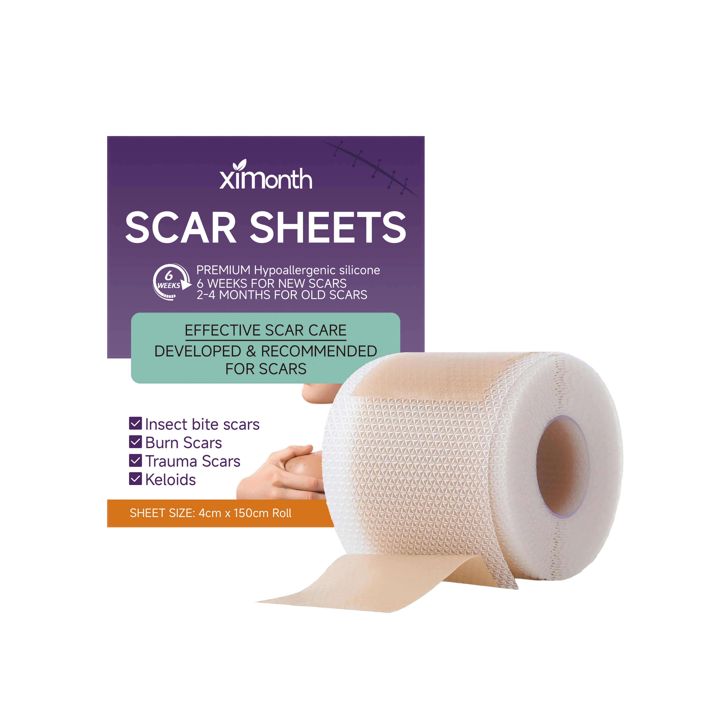 Silicone Body Care Patch Gentle Scar Fading Moisturizing Protection For Daily Skin Recovery And Smoothing 1 PCS
