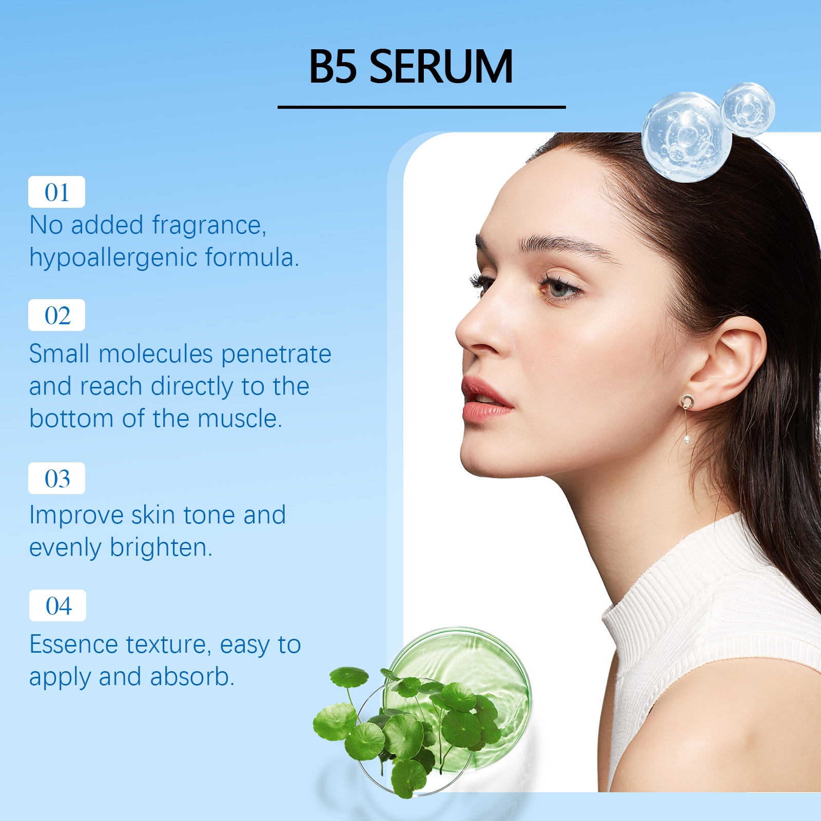 Repair Facial Redness Serum Instant Spider Vein Remove Sensitive Skin Sooth Anti Redness Rosacea Treat Lotion Korean Cosmetics
