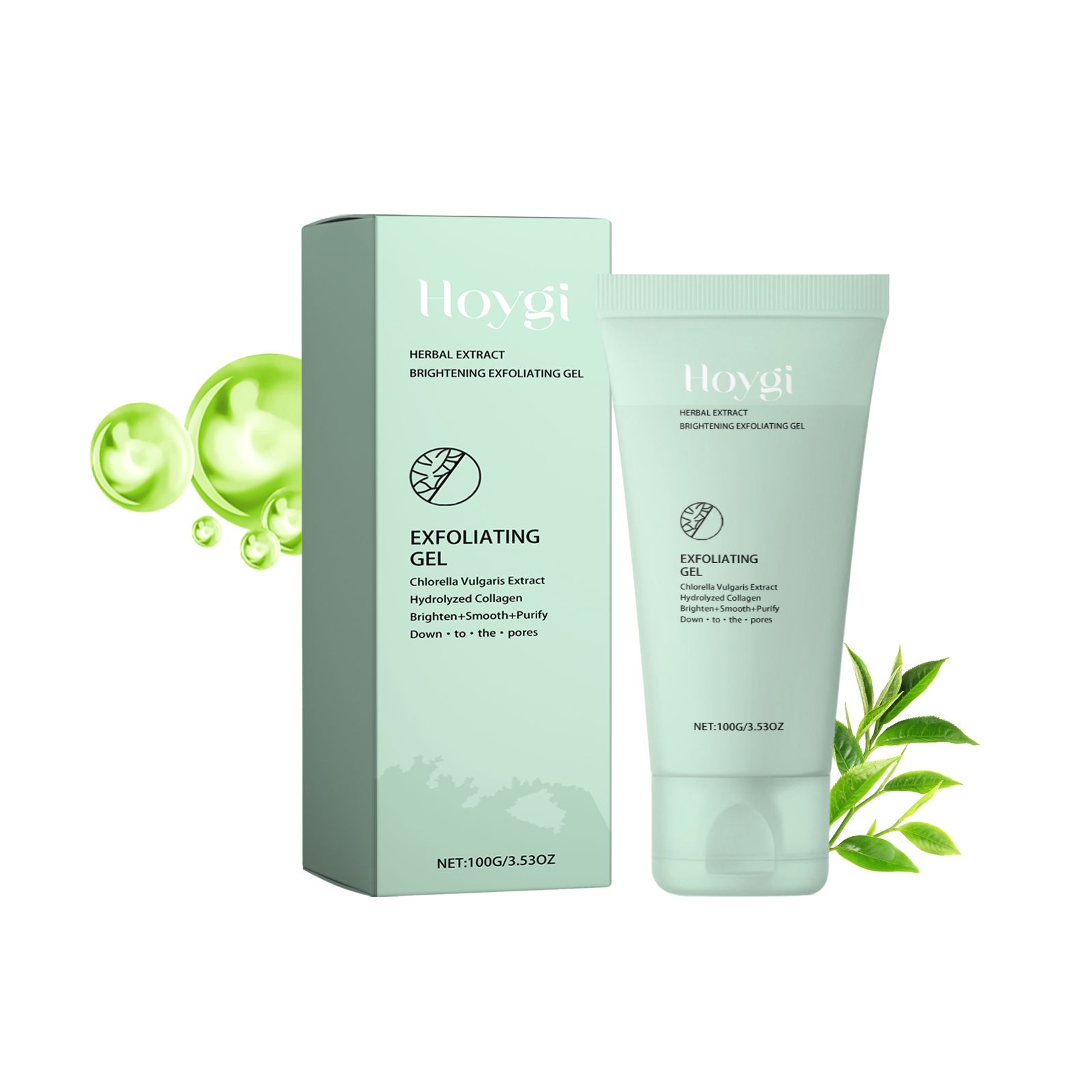 Herbal Facial Gel Gentle Cleansing Moisturizing Exfoliating For Smooth And Refreshed Skin Daily Care