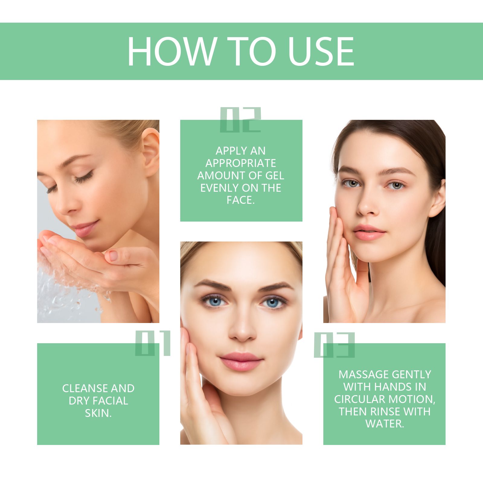 Herbal Facial Gel Gentle Cleansing Moisturizing Exfoliating For Smooth And Refreshed Skin Daily Care