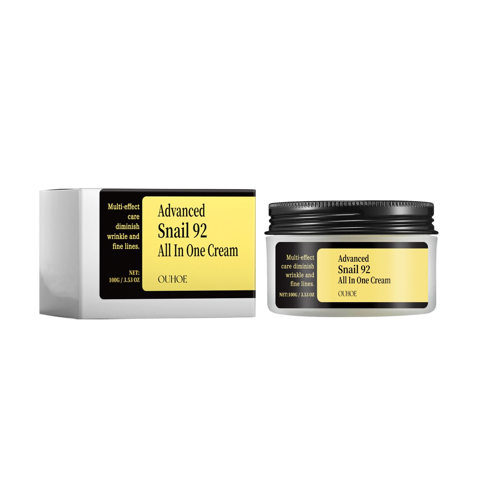 Snail Multi Effect Face Cream Moisturizing Repairing Hydrating For Daily Skin Care