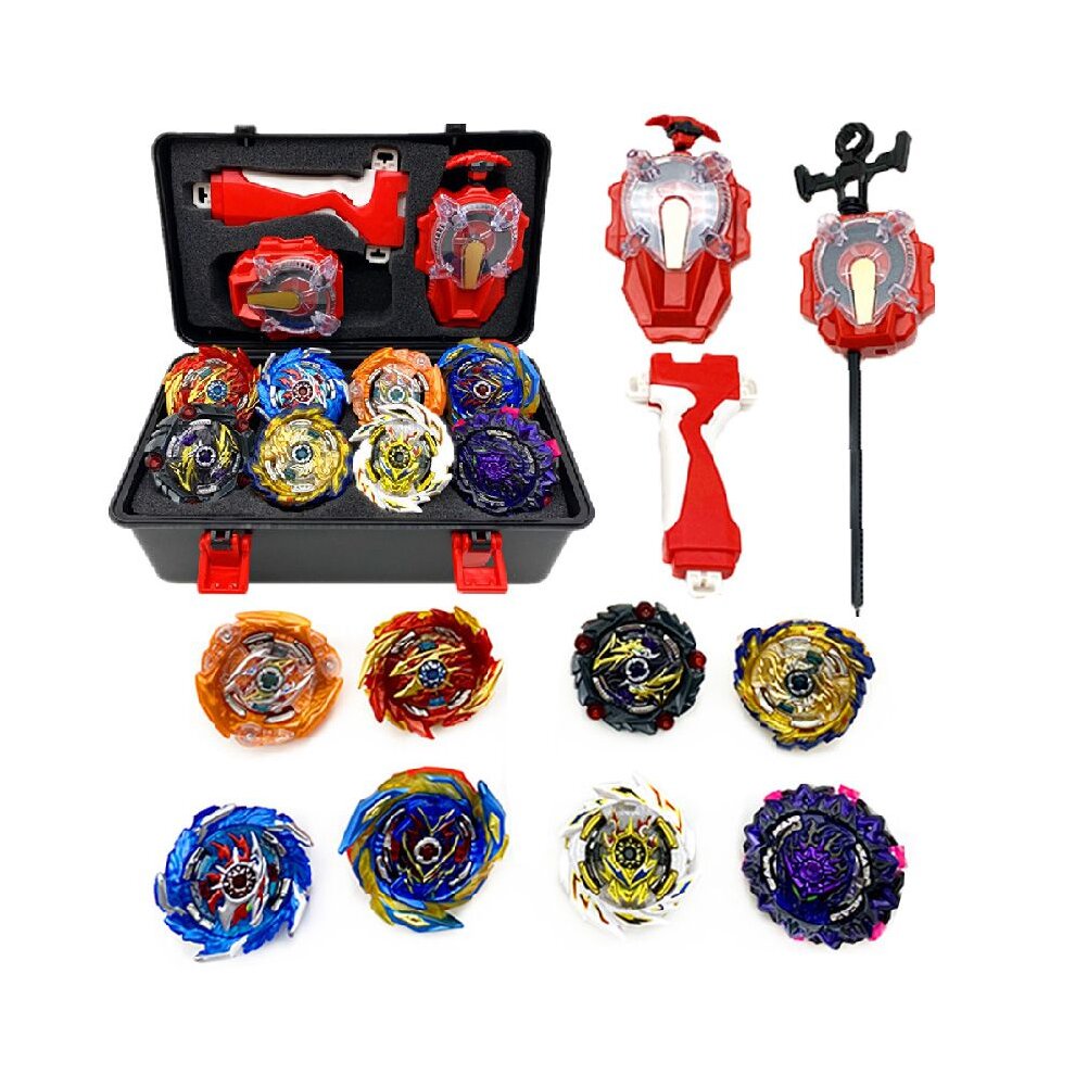 Super King 8pcs Gyro Burst Beyblade Set With Box