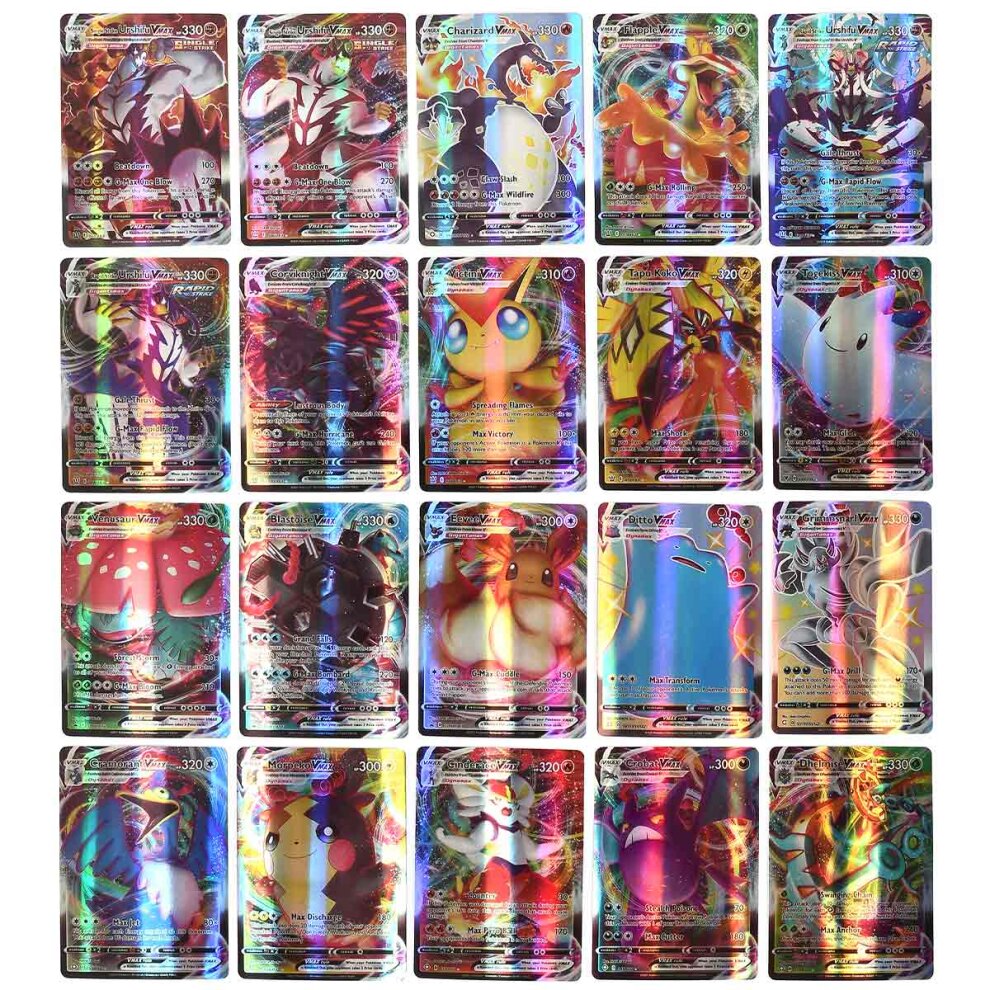 Pokemon Cards TCG GX 100Vmax - ULTR RARE! Bundle X 100