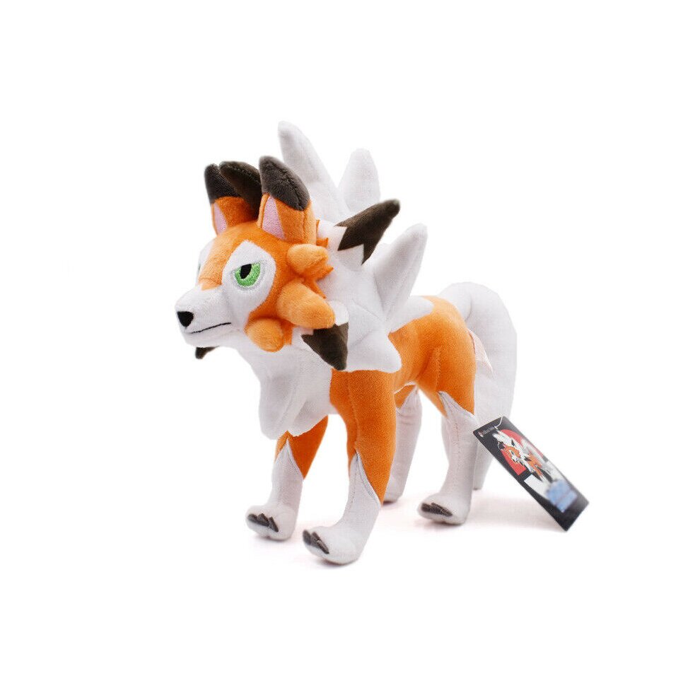 Lycanroc Dusk Form Wolf Plush Toy Stuffed Animal Doll kids Gift