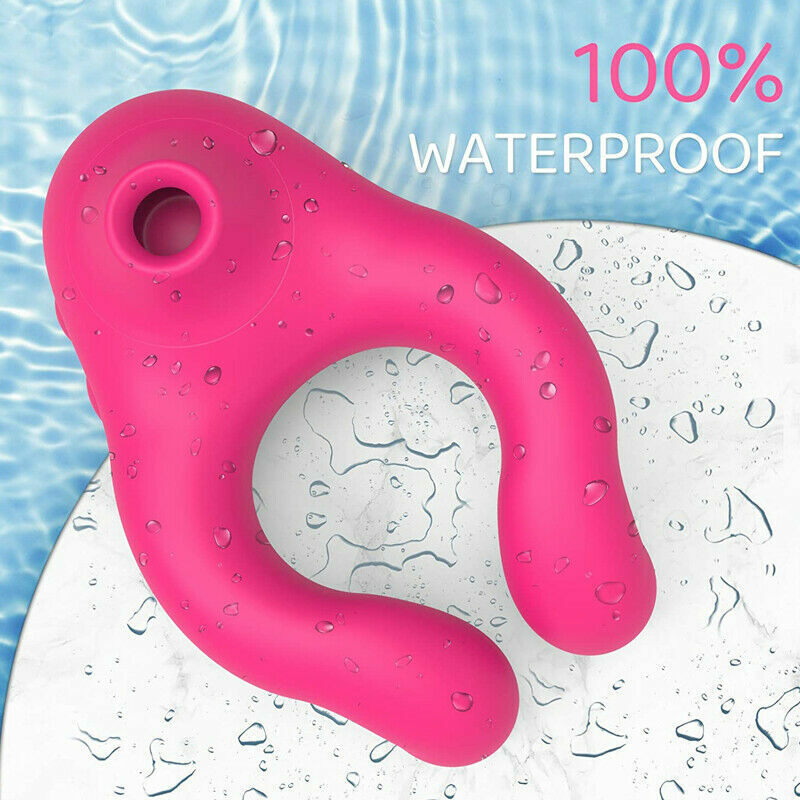 Penis Cock Ring Clit Sucking Vibrator G-spot Dildo Massager USB Charging 7 Suction Modes+7 Vibration Discreet Box Sex Toys For Men Couple Women Pleasure