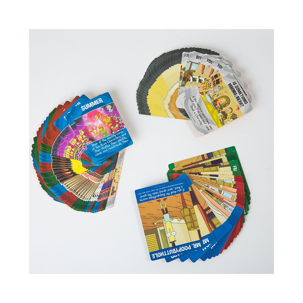 Rick and Morty Total Rickall Card Game Party Board Game