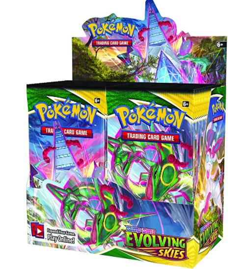 Pokémon Cards TCG 324Pcs Battle Trading Card Game Cards Toys Rare Evolving Skies Booster Box Children Gift