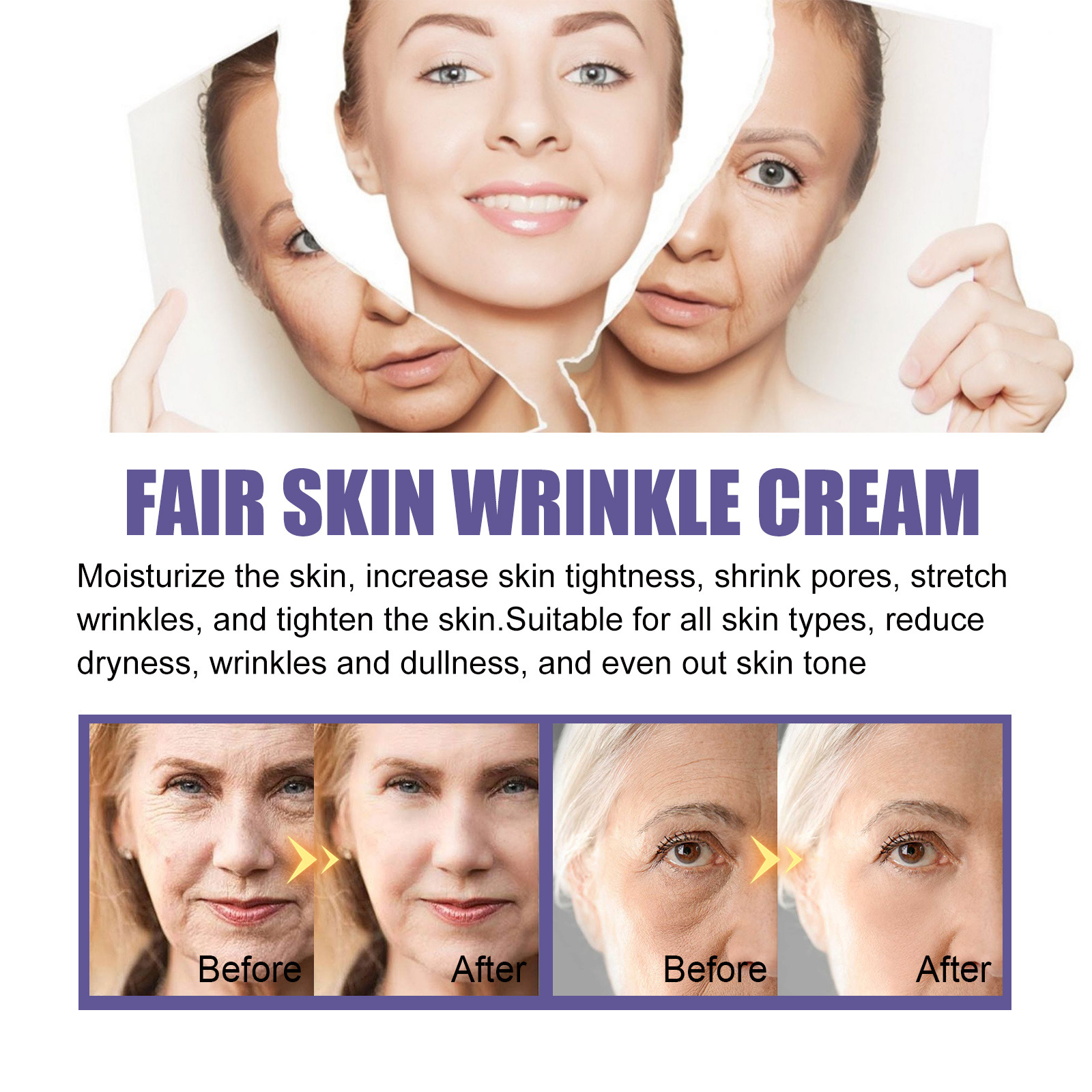 Face Cream Anti Wrinkle Face Brightening Tightening Acne Dark Spot Remover Moisturizing Skin Care Products