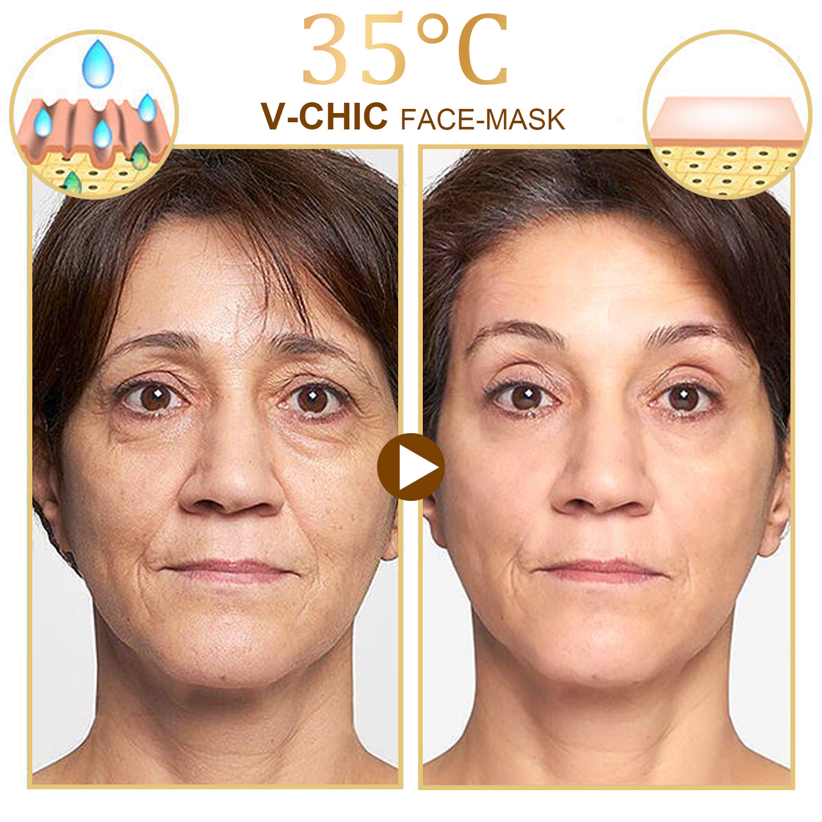 Anti Aging Face Mask Moisturizing Gel Masque Face Cover Soothing Lifting Firming