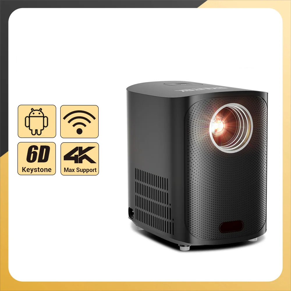 Mini LED Smart Android Wifi Home Theater Video Portable Projector for Full HD 1080P 4k Cinema