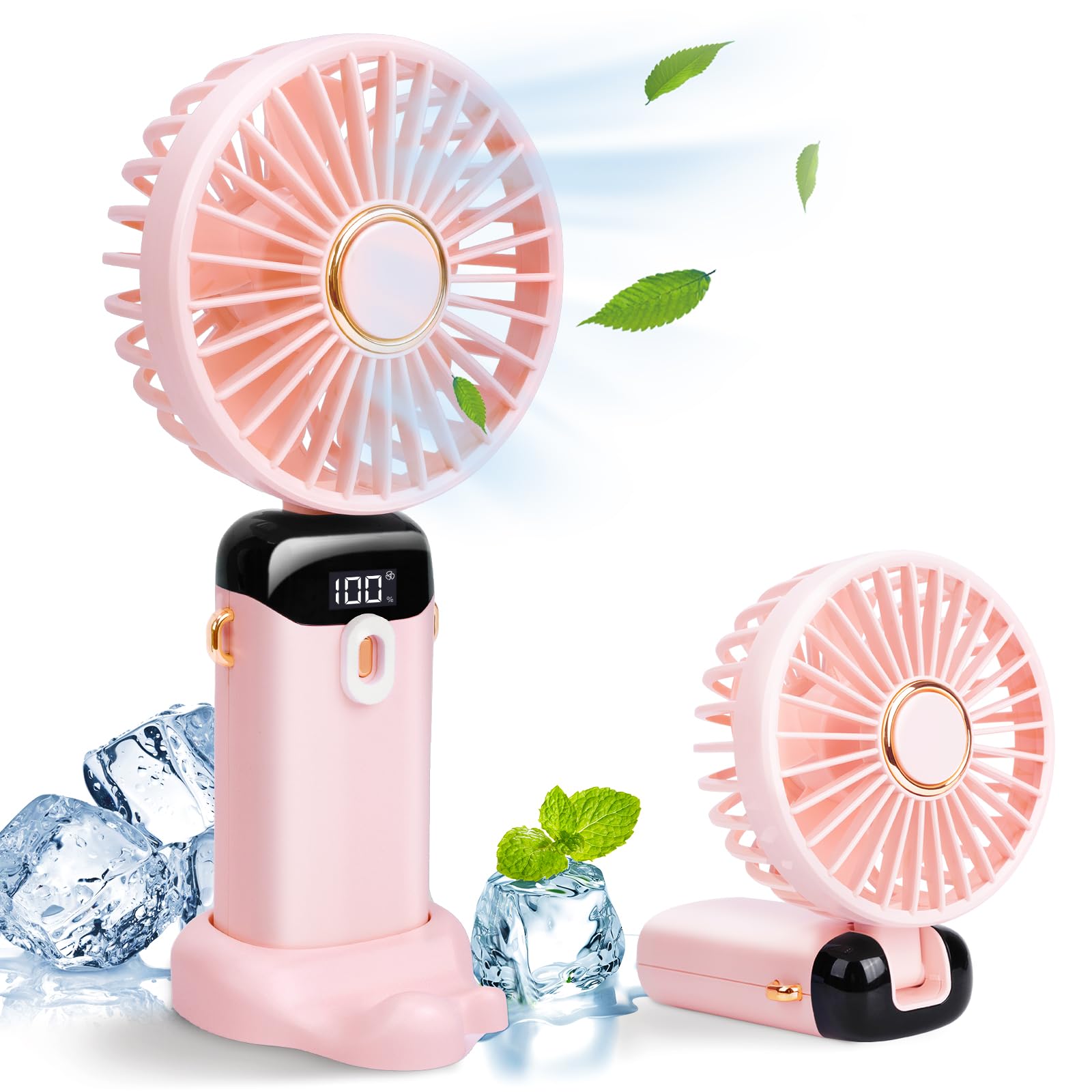 Handheld Fan Hand Held Mini Rechargeable Electric Fan Travel Fan Holiday for Kids Women Men