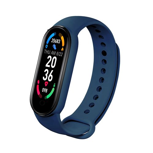 Smart Bracelet Multi-Function Heart Rate Blood Pressure Monitor Step Music Sleep Monitoring M6 Smart Fitness Sports Watch