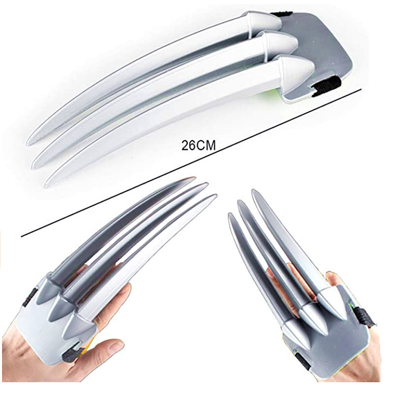 Marvel Wolverine Costumes Claw X Men Blade Paw Cosplay Cloak Mask Superhero Weapons Logan Halloween Costume Dress Up Props Birthday Christmas Gift Toy