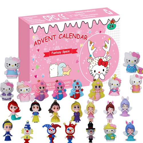 Christmas Advent Calendar Hello Kitty Figures Holiday 24 Days Countdown Calendar Toys Surprise Xmas Gifts Gifts For Children Fans