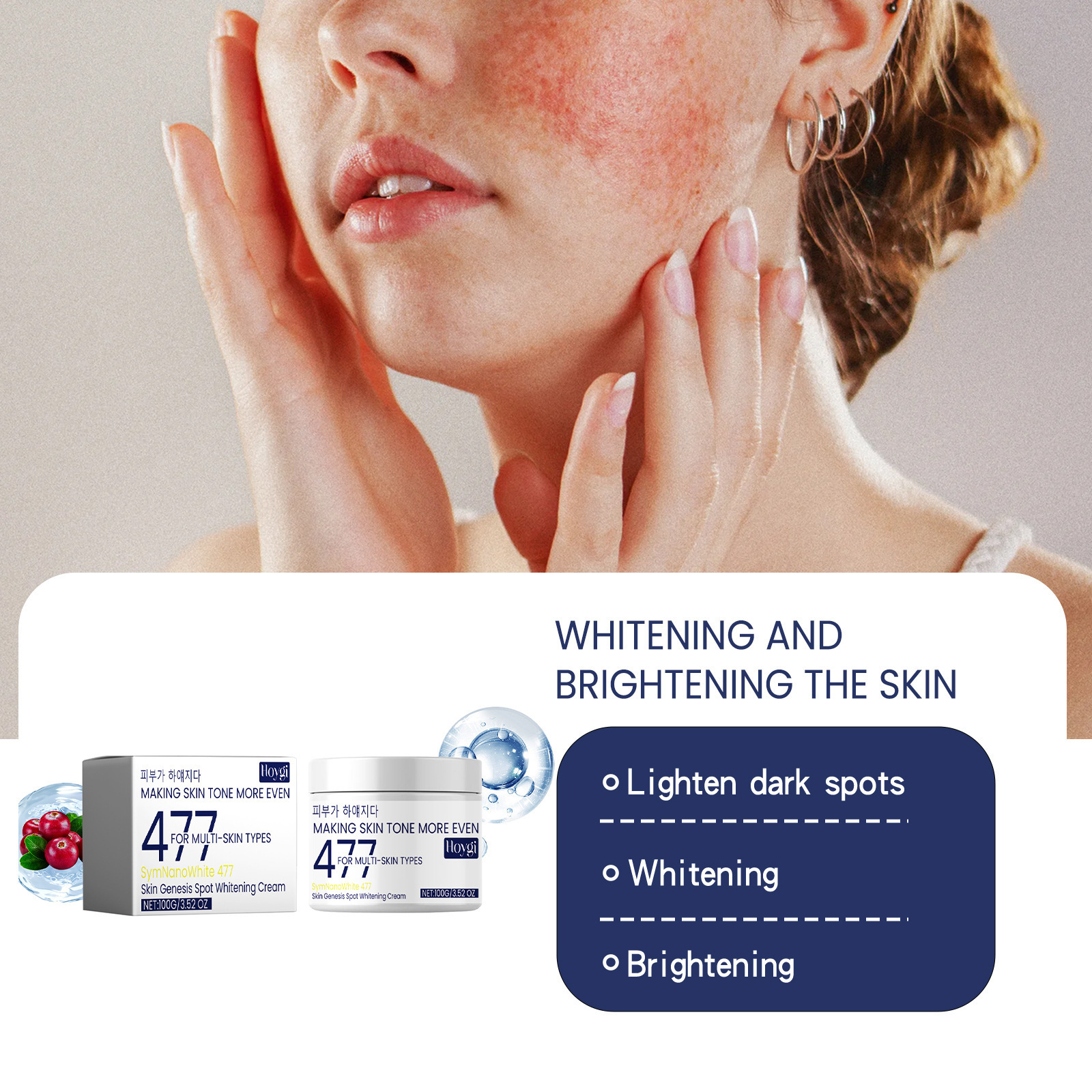Whitening Freckle Cream Melasma Chloasma Removal Fade Melanin Anti Pigmentation Shrink Pore Brightening Moisturize Anti Dark Spots Dark Spot Corrector