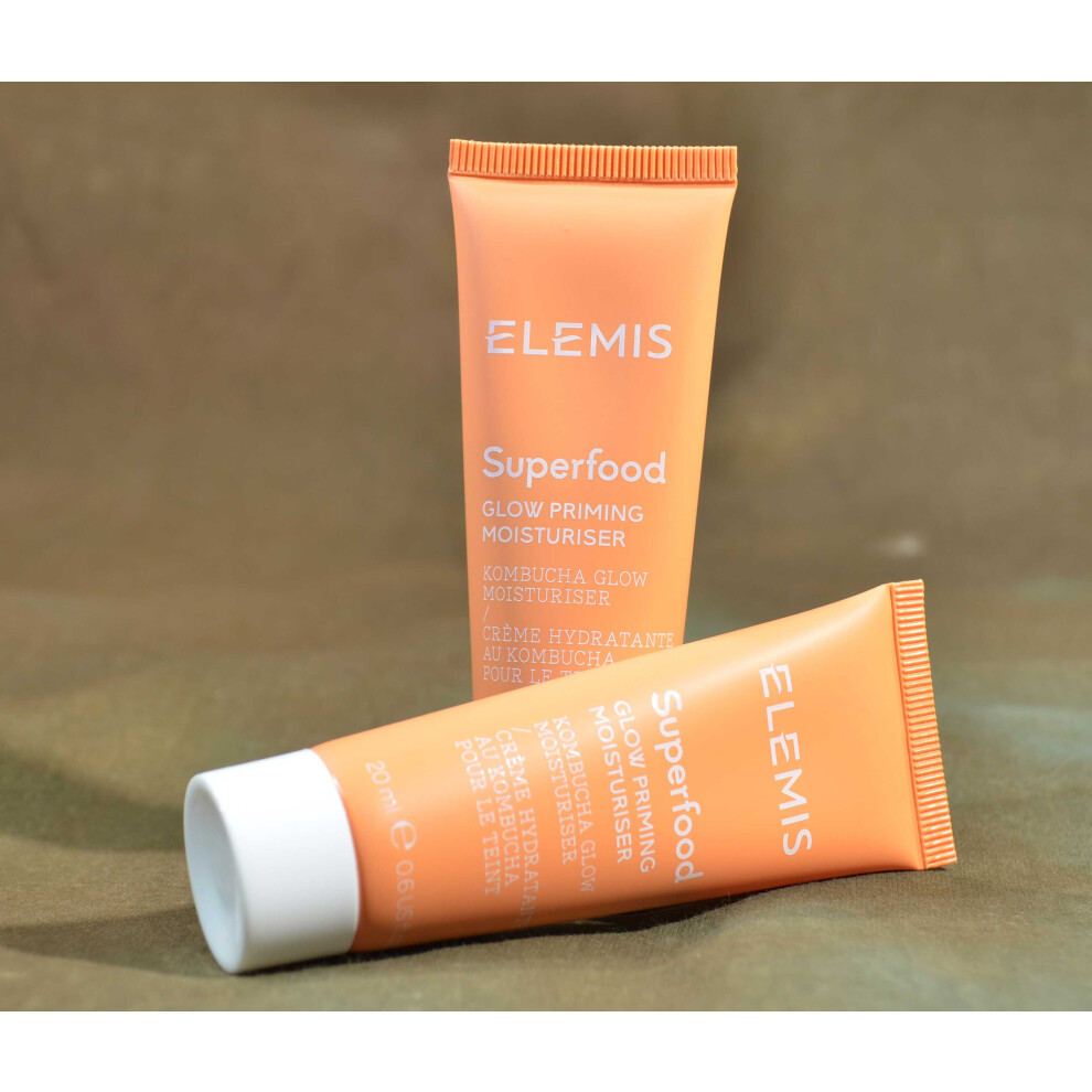 Elemis Superfood Glow Priming Moisturiser 20ml TWIN PACK