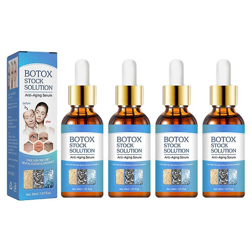 4x 30ml Botulinum Wrinkle Remover Instant Anti-aging Face Serum Retinol Skin Tightening