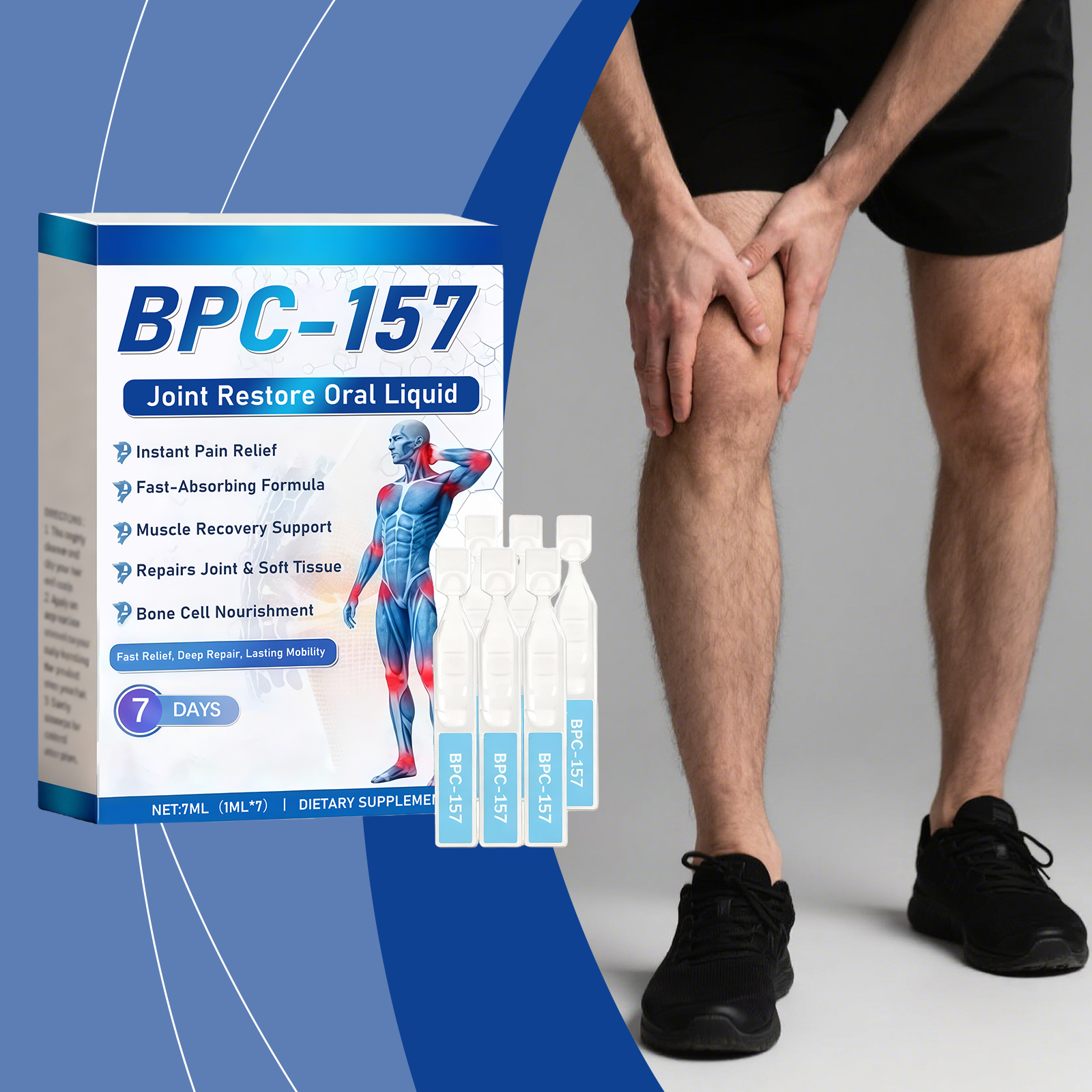 Everyday Joint Massage Drops | Gentle Care for Ageing Wrists, Knees & Joints | Daily Liquid to Ease Stiffness & Support Comfortable Movement