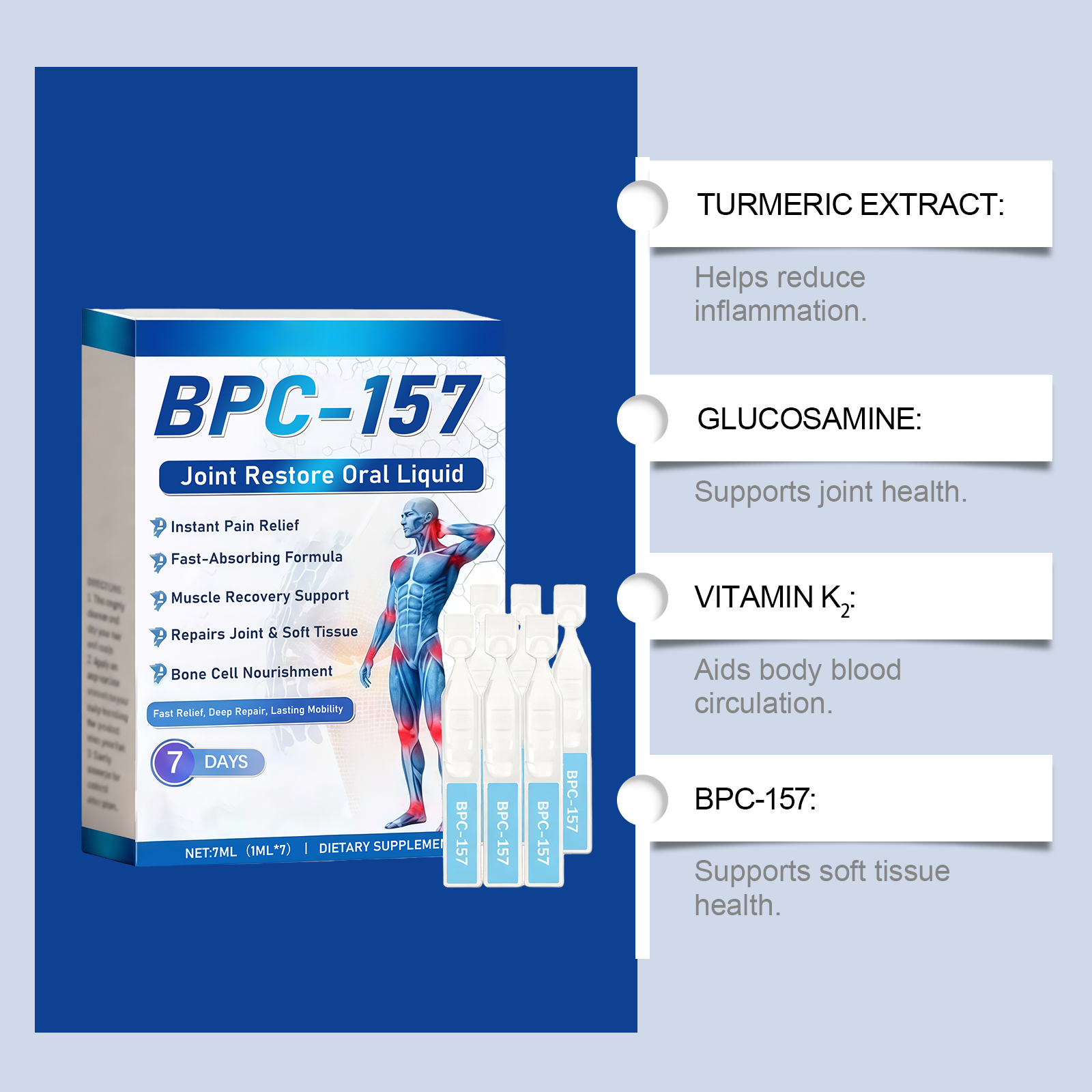Everyday Joint Massage Drops | Gentle Care for Ageing Wrists, Knees & Joints | Daily Liquid to Ease Stiffness & Support Comfortable Movement