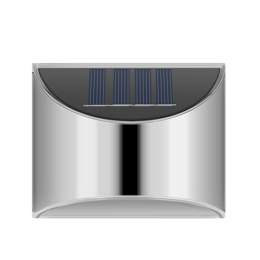 8Pc LED Solar Power Garden Fence Lights Wall Light Patio Outdoor Security Lamps